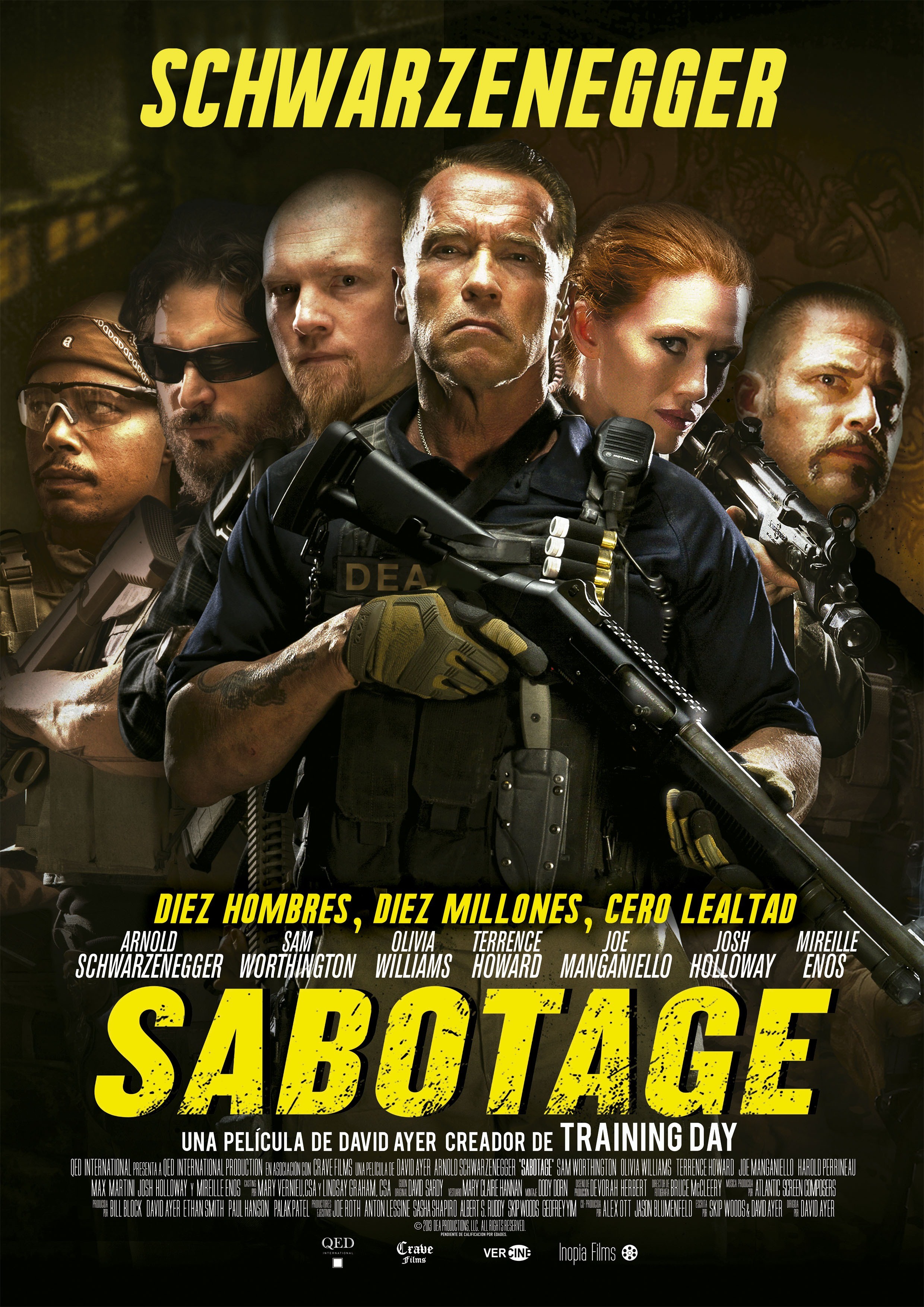 []-[PRIME] Sabotage (2014)  : ҹá [1080P.H.264.PRIME] [§ DD 2.0 - ѧ DDP 5.1] [Ѻ - ѧ] [SRT+PGS+VOB] -WEB-DL.H.264.1080p. [Modified]-[ҡ ]