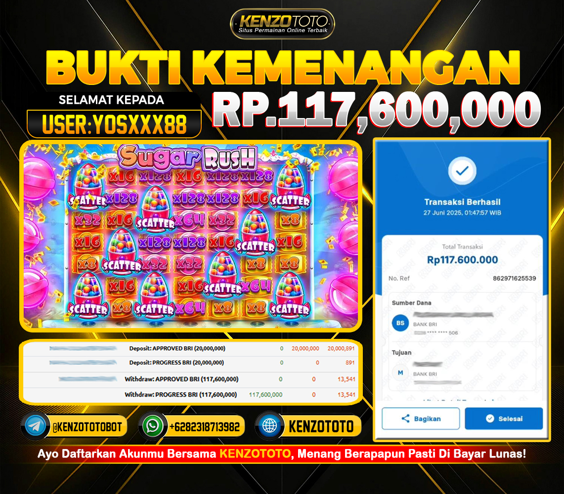 🍬 “SUGAR RUSH ATAU SUGAR BOMB?! CUAN NGEBUG 117 JUTA‼️” 💣 “1X SPIN, SCATTER BUSET! AUTO JADI RAJA GULA!”