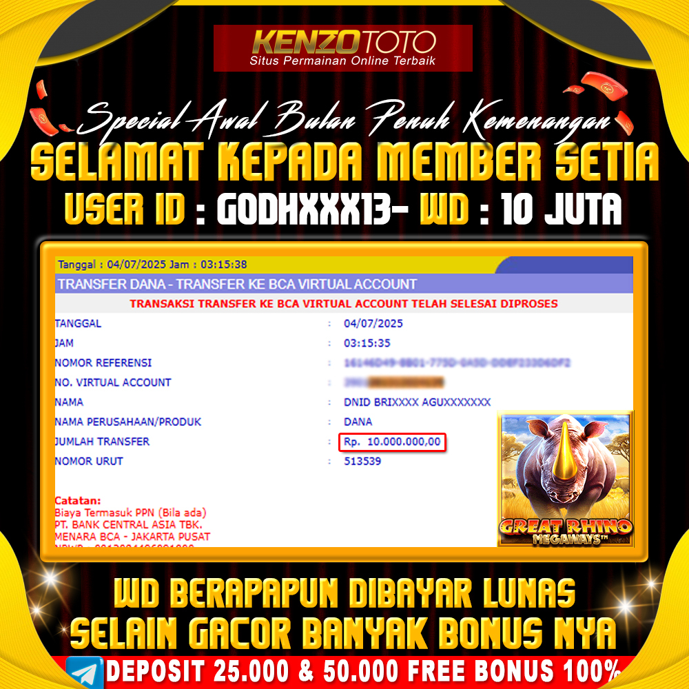 🦏GACOR PARAH NIH BOSS!!