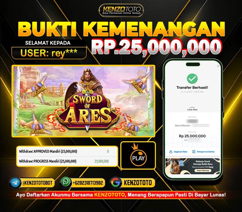 SELAMAT KEPADA USER ID: REYXXX💸💸