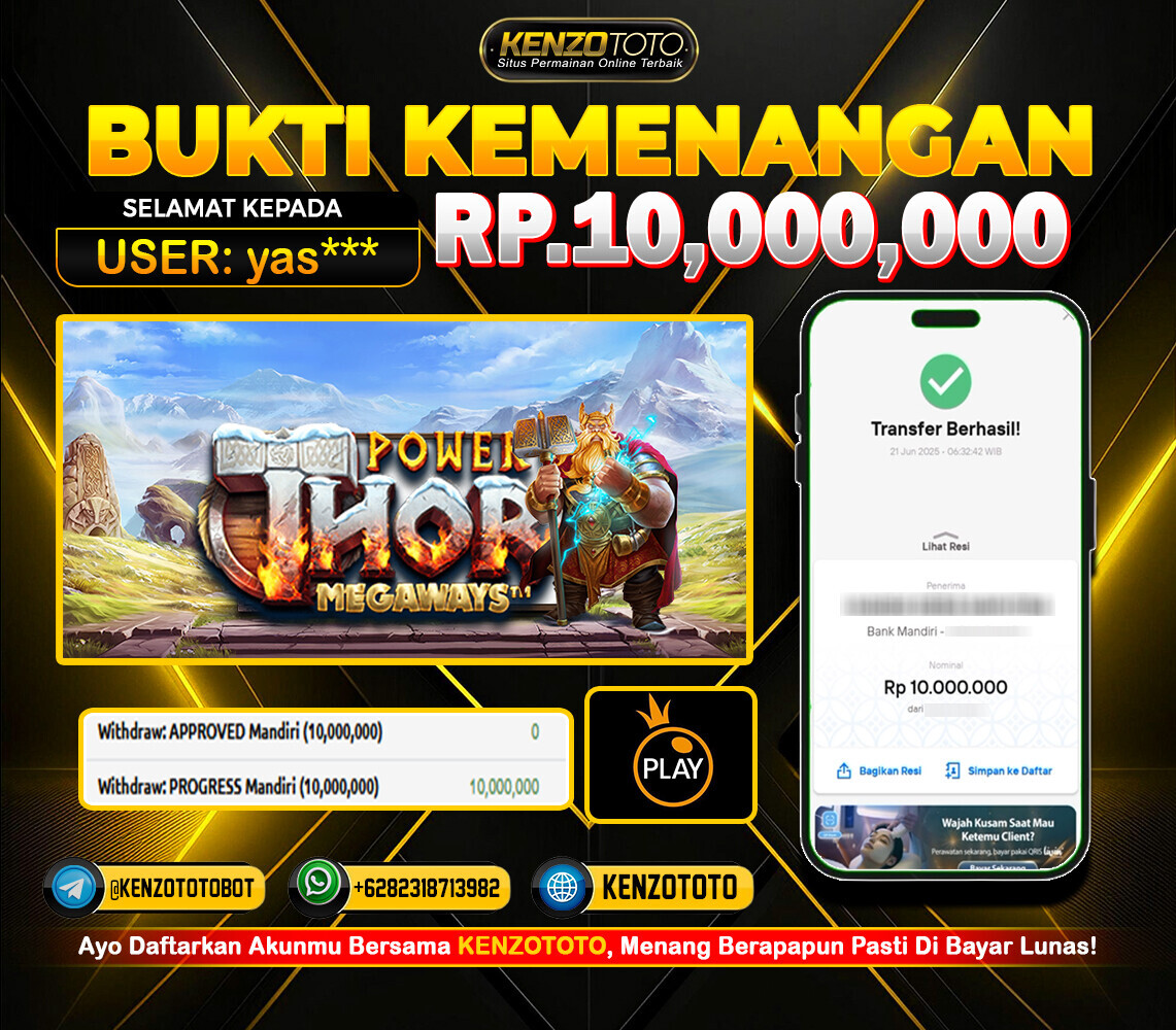 SELAMAT KEPADA USER ID: YASXXX 💸💸