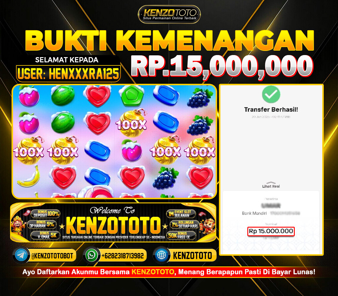 MAXWIN GACOR SWEET BONANZA! USER HENXXXRA125 WD RP 15.000.000 🔥