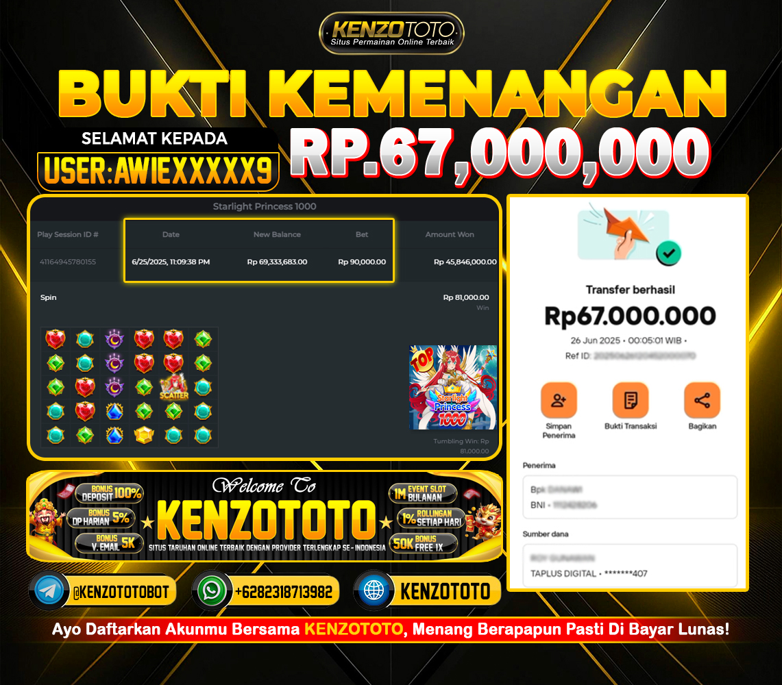 👑 “PRINCESS NGAMUK, SALDO NGEDAK RP67 JUTA!” ⚡ “STARGIRL GAK MAIN-MAIN, CUAN DILUDESIN!”