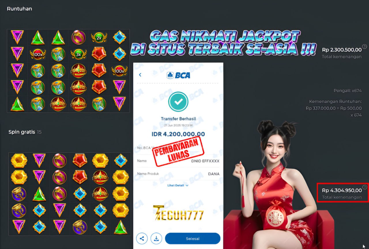 TEGUH777 Situs Slot 777 Bonus Login Dan Deposit