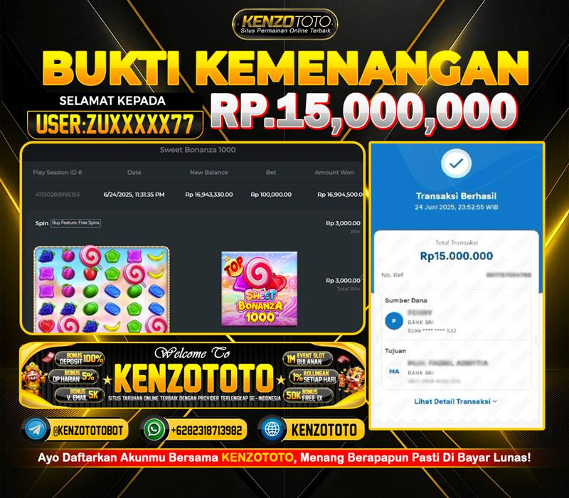 🍬 “PERMEN NYA MANIS, CUANNYA SADIS!” 💥 “SWEET BONANZA 1000 GAK ADA OBAT‼️”
