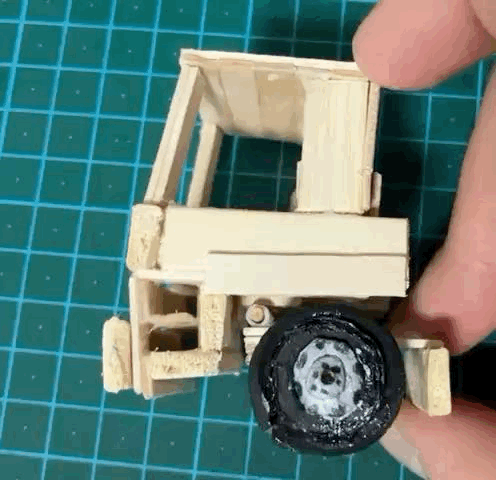 Wooden Mini Cab-Over Tilt Test