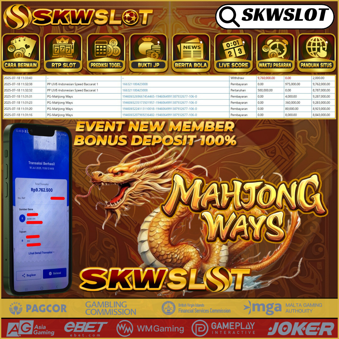 SKWSLOT | Akses Terbaru Situs Slot Mudah JP & Akun JP Thailand
