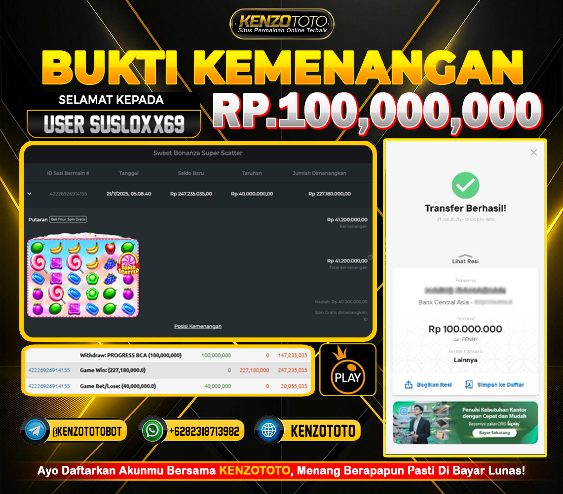 Main brutal di Sweet Bonanza Super Scatter langsung MELEDAK! Dari 1 sesi, bet Rp40.000.000 menghasilkan total kemenangan brutal Rp227.180.000 😱🔥