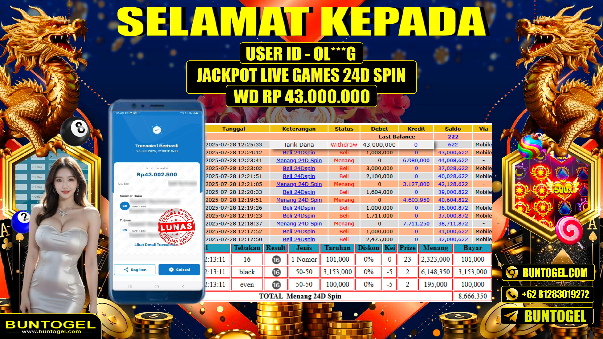 BUKTI BAYAR BUNTOGEL