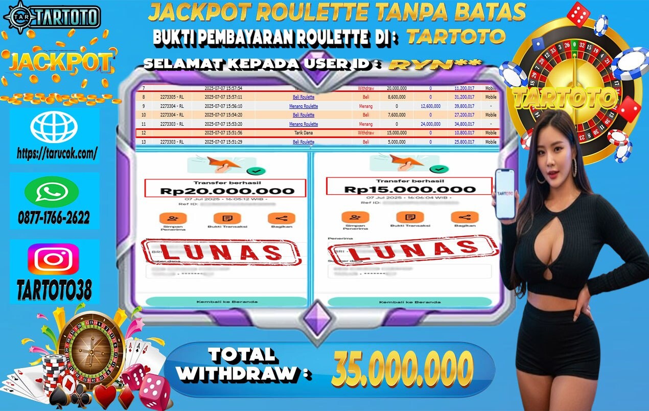 JACKPOT PERMAINAN ROULETTE