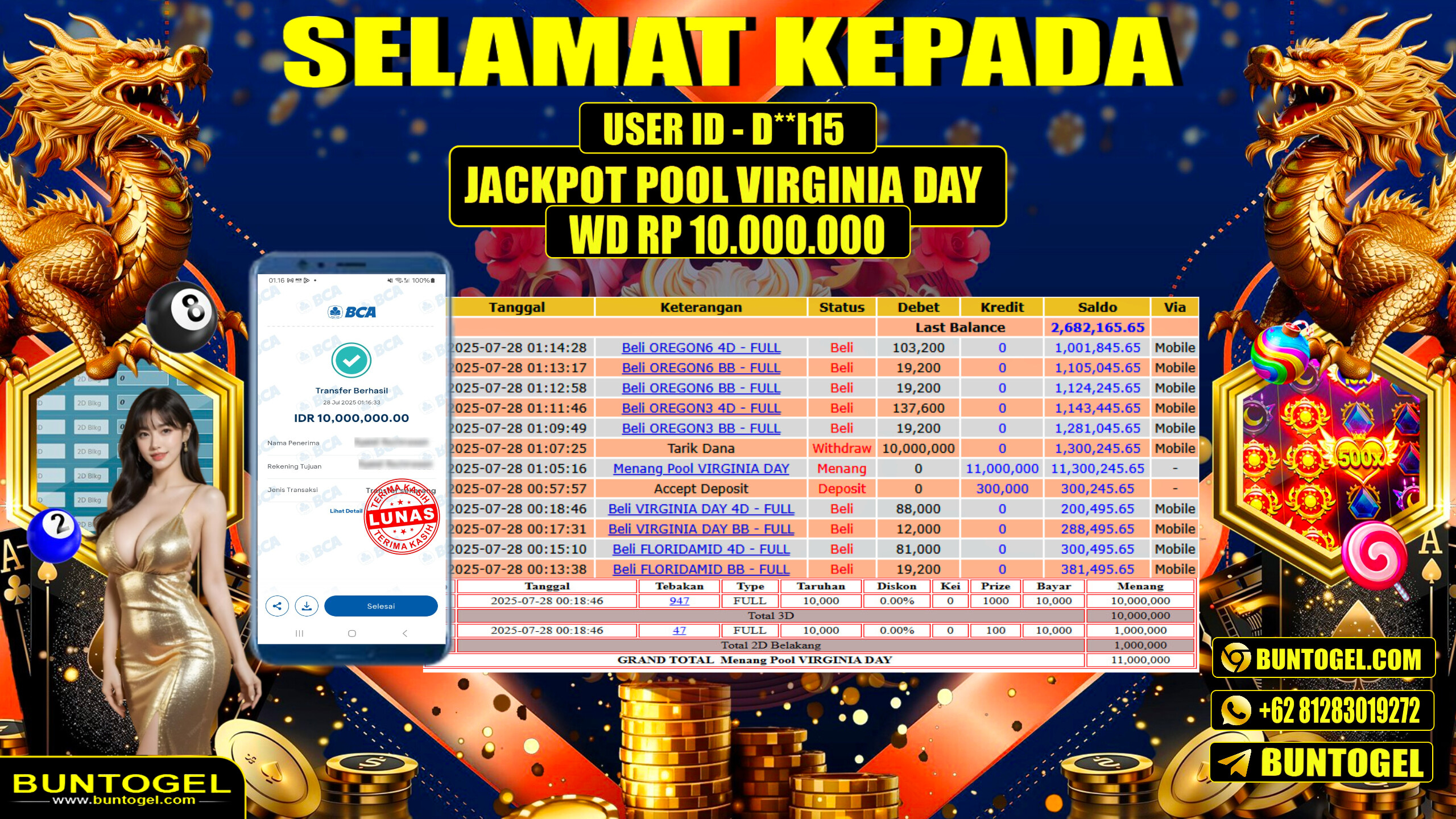 BUKTI BAYAR BUNTOGEL