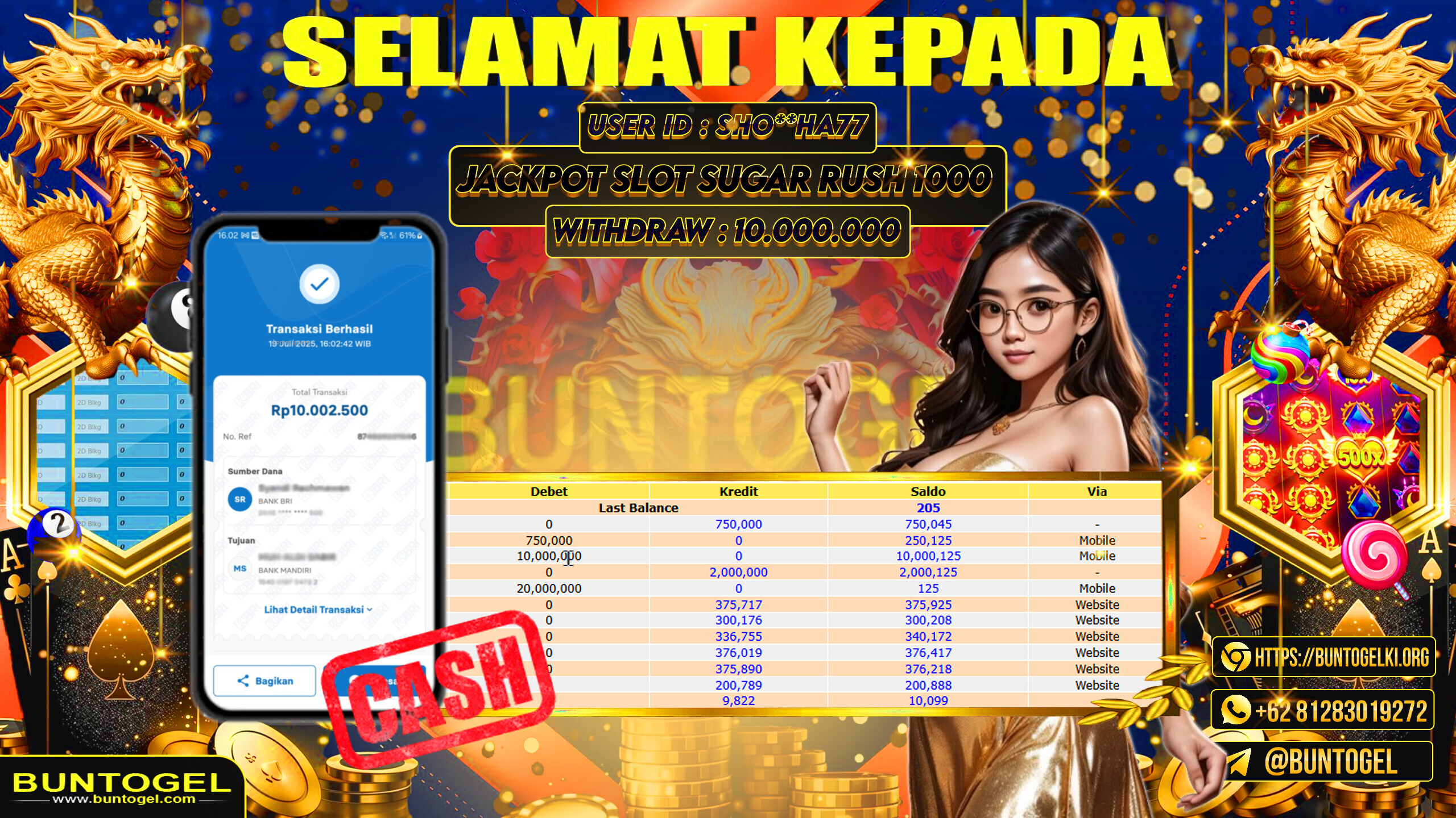BUKTI BAYAR BUNTOGEL