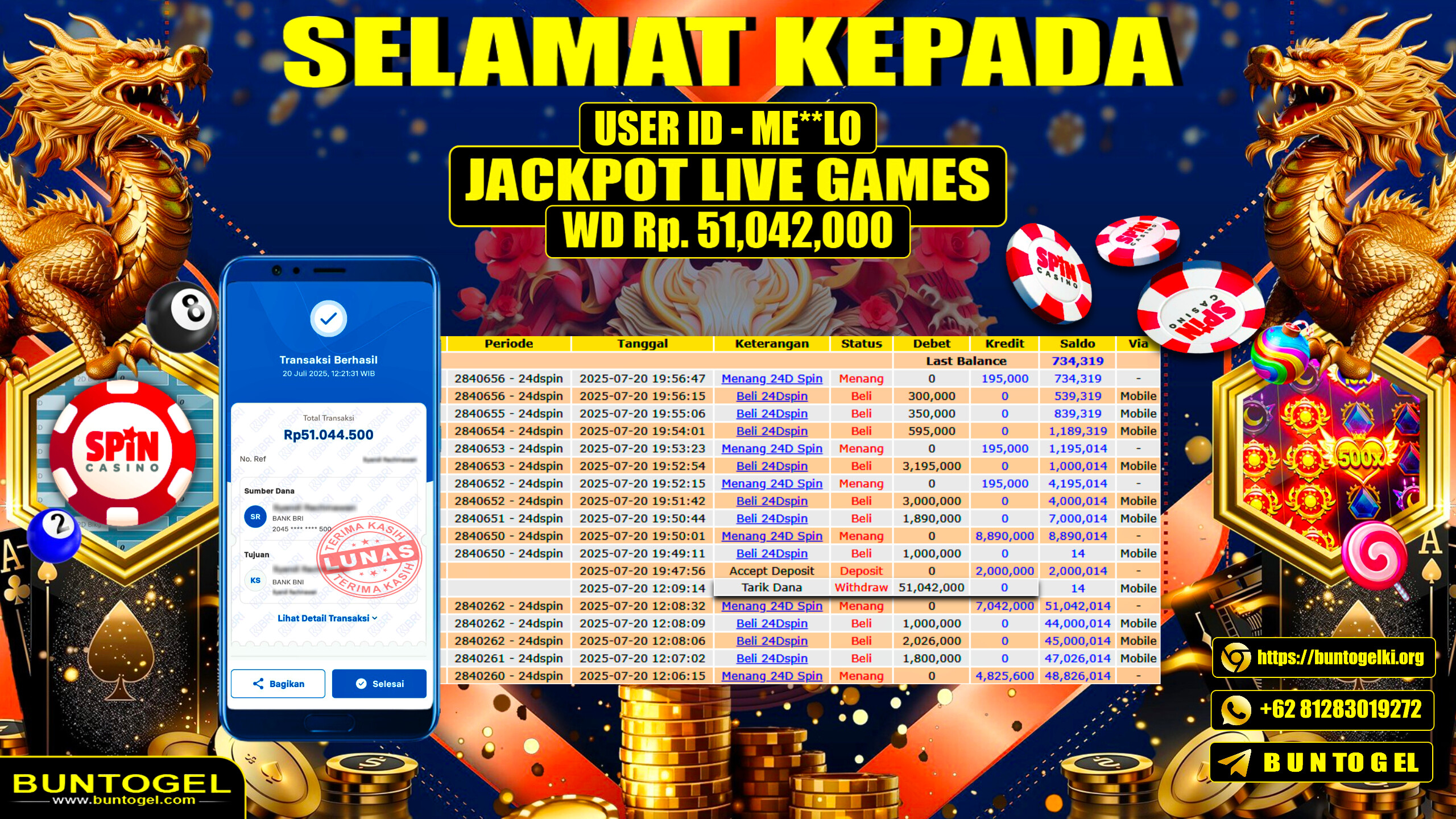 BUKTI BAYAR BUNTOGEL