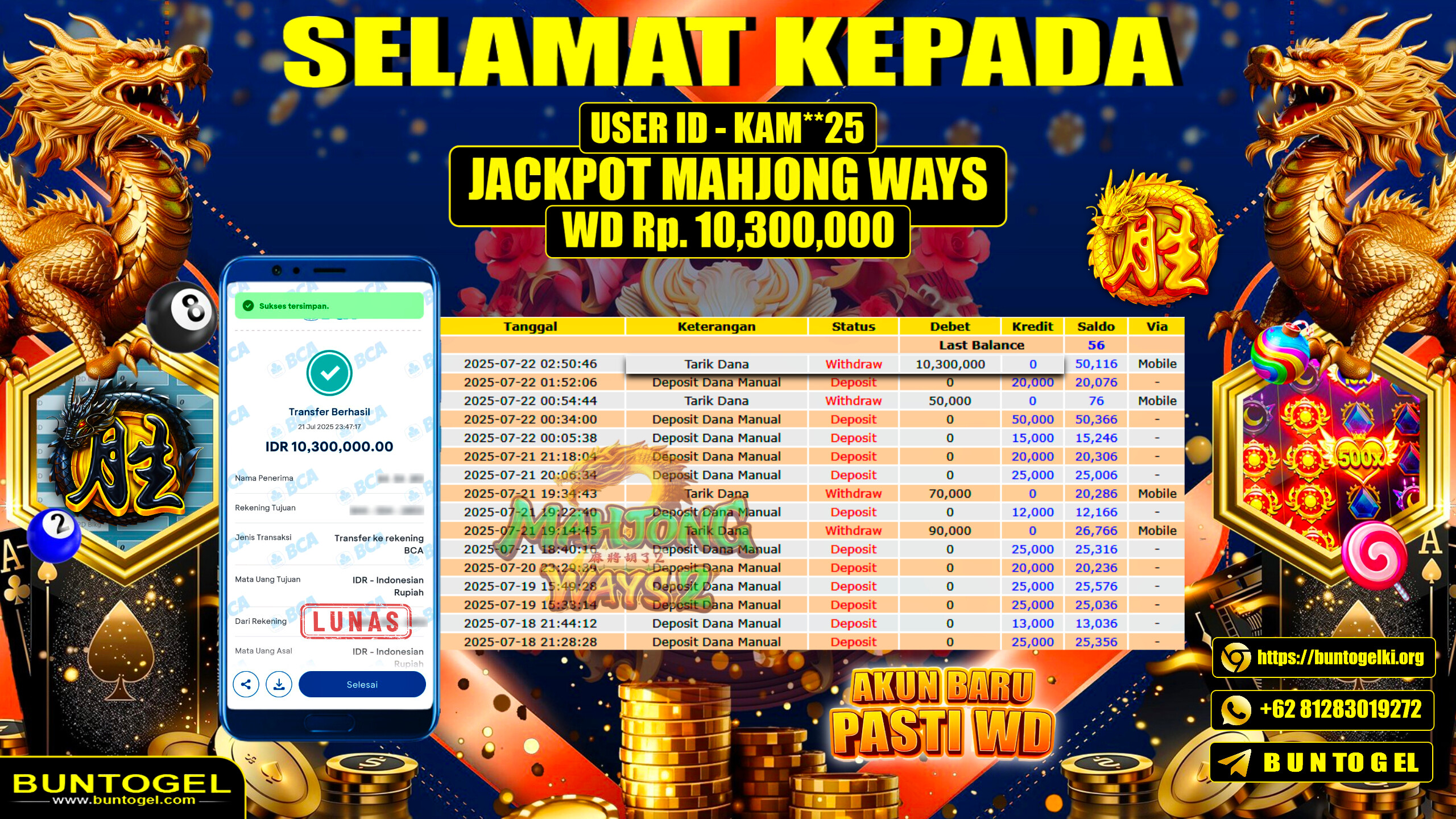 BUKTI BAYAR BUNTOGEL