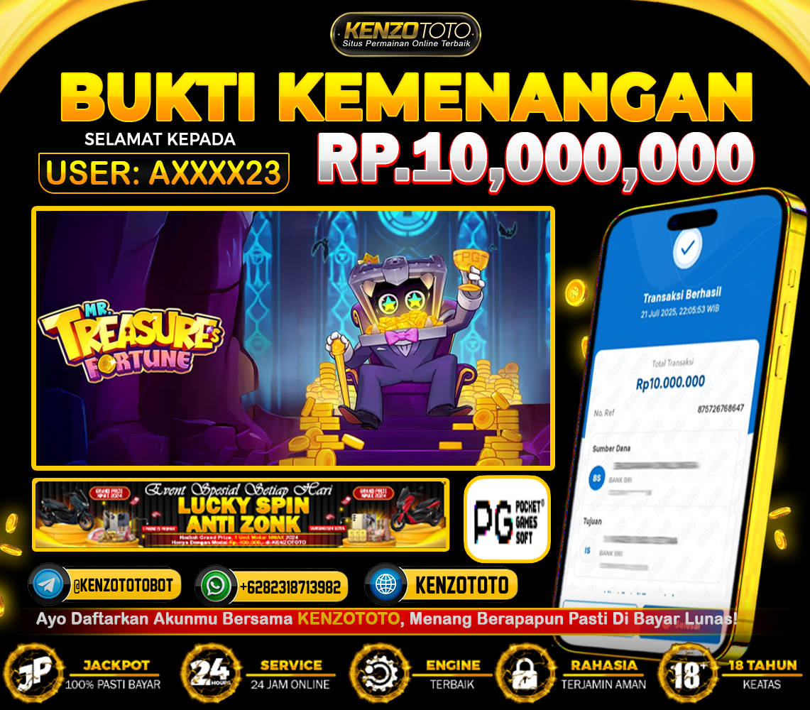 SELAMAT KEPADA USER ID: AXXXX23