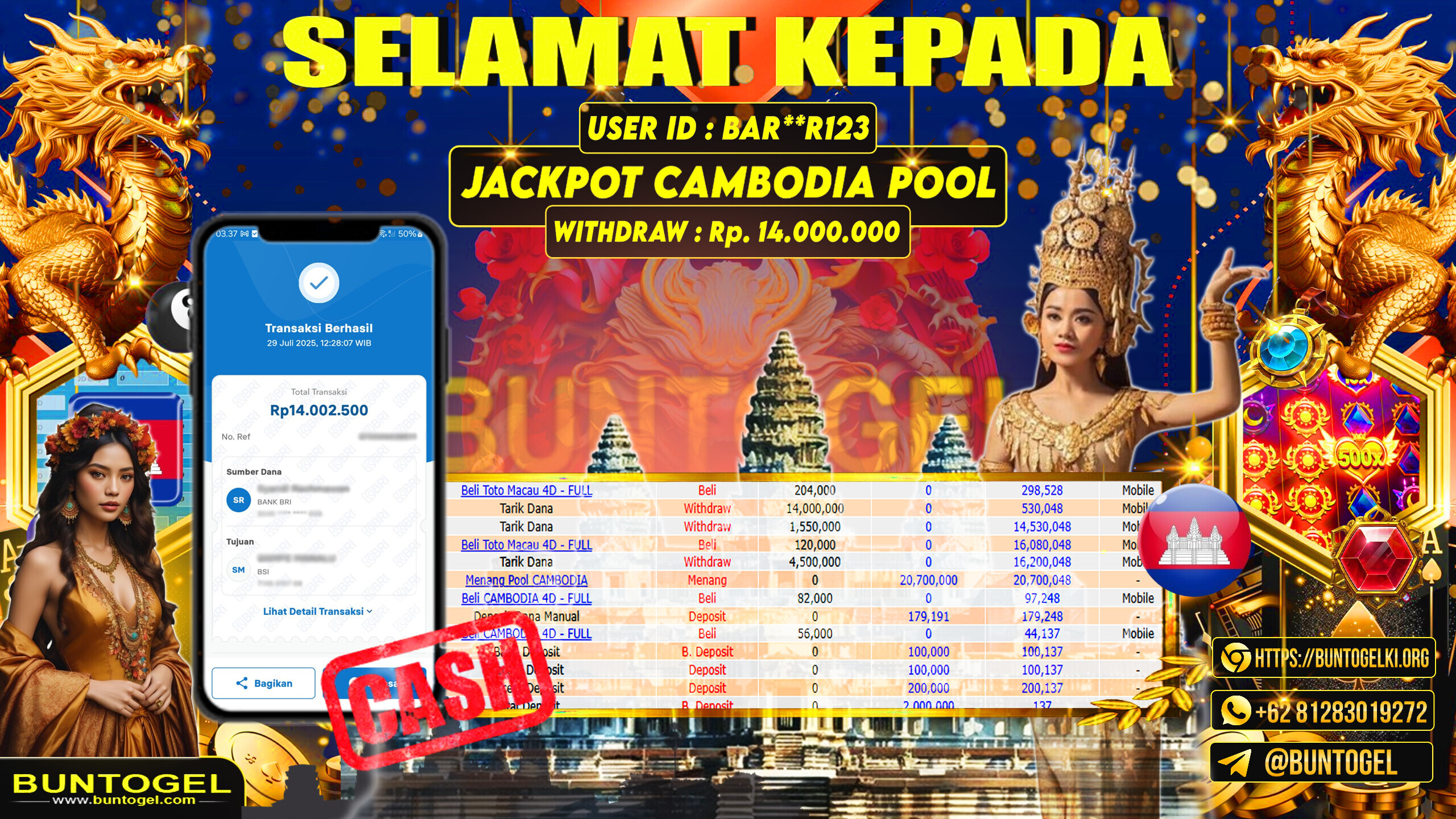 BUKTI BAYAR BUNTOGEL