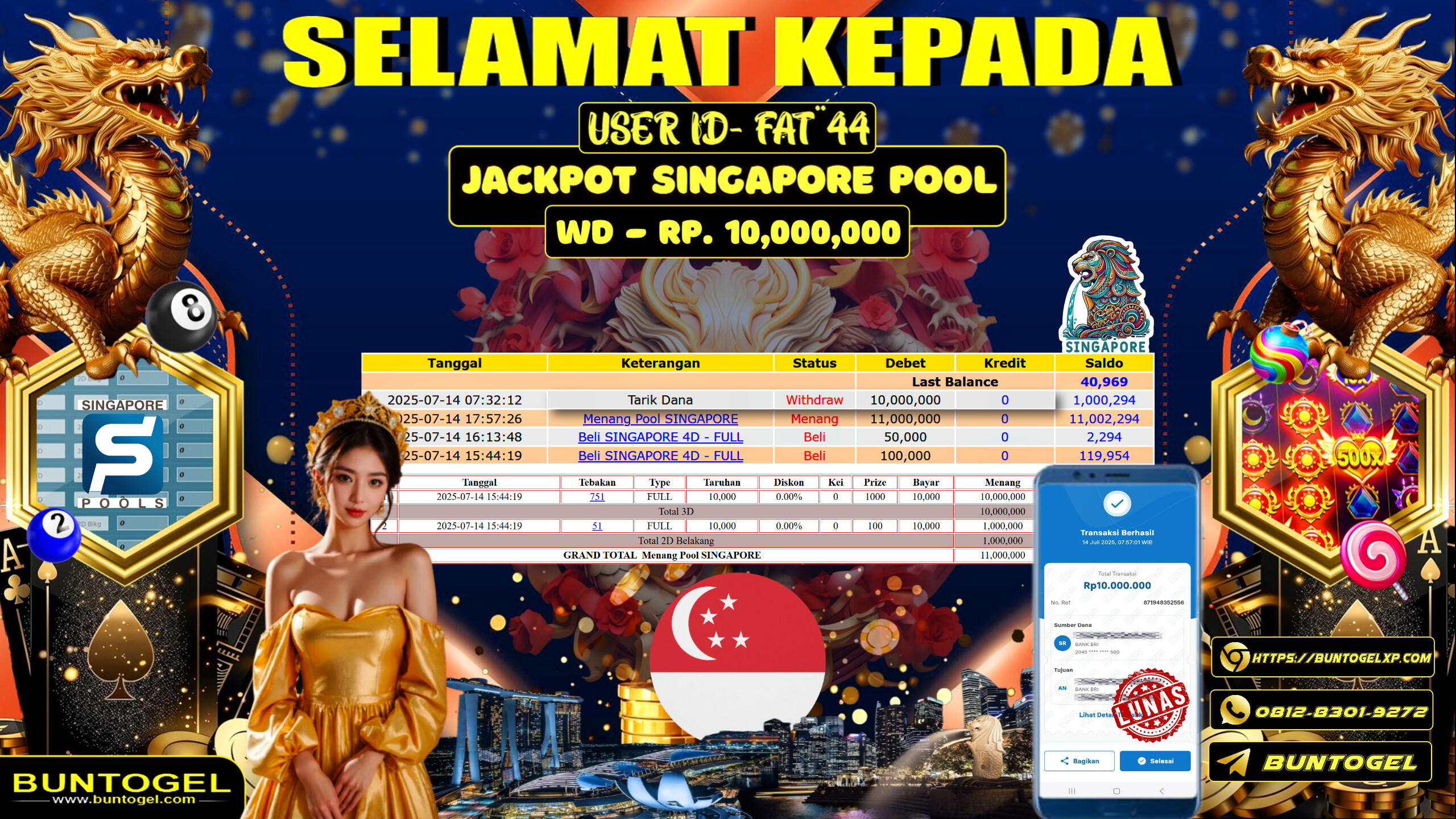 BUKTI BAYAR BUNTOGEL