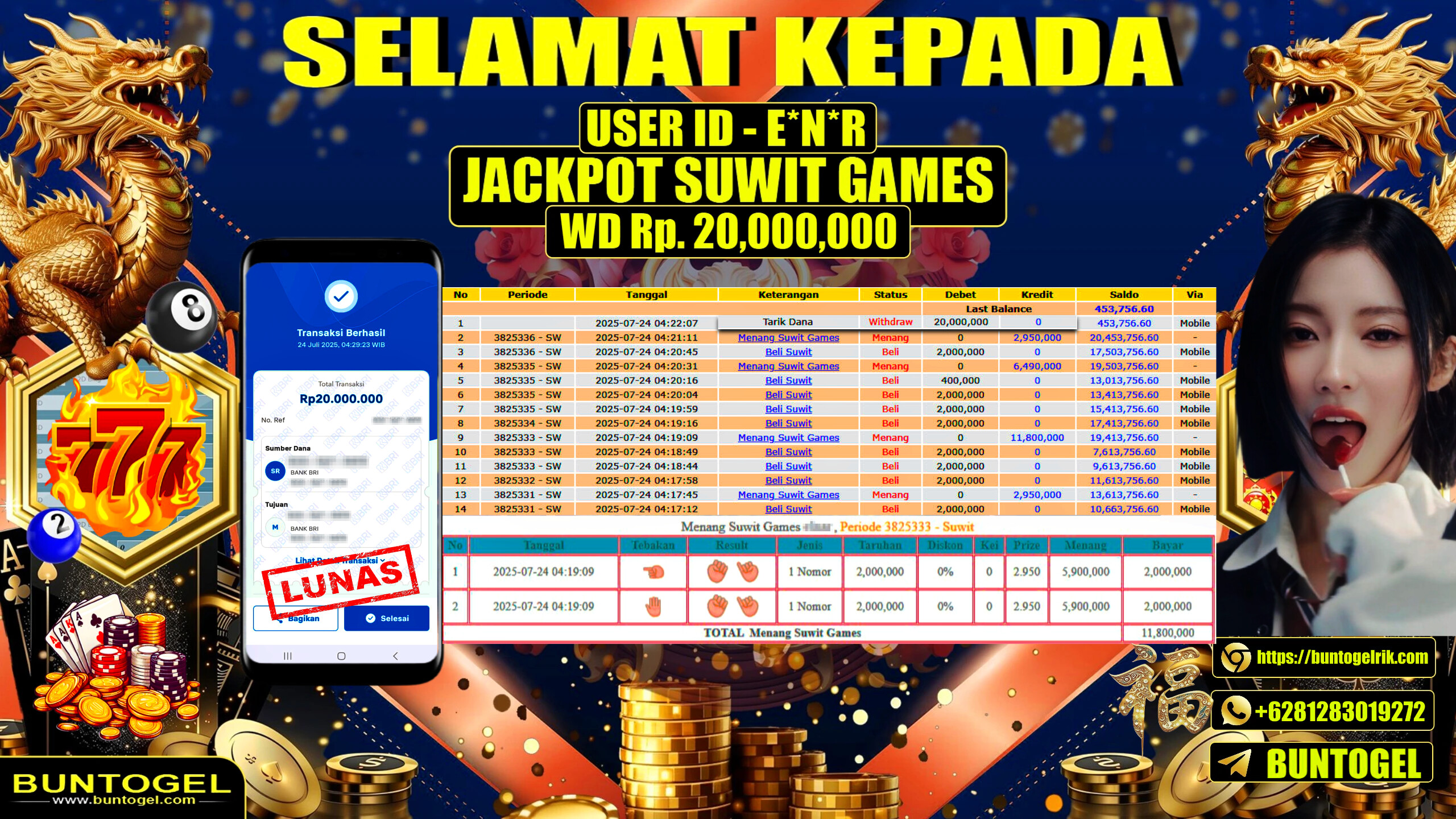 BUKTI BAYAR BUNTOGEL
