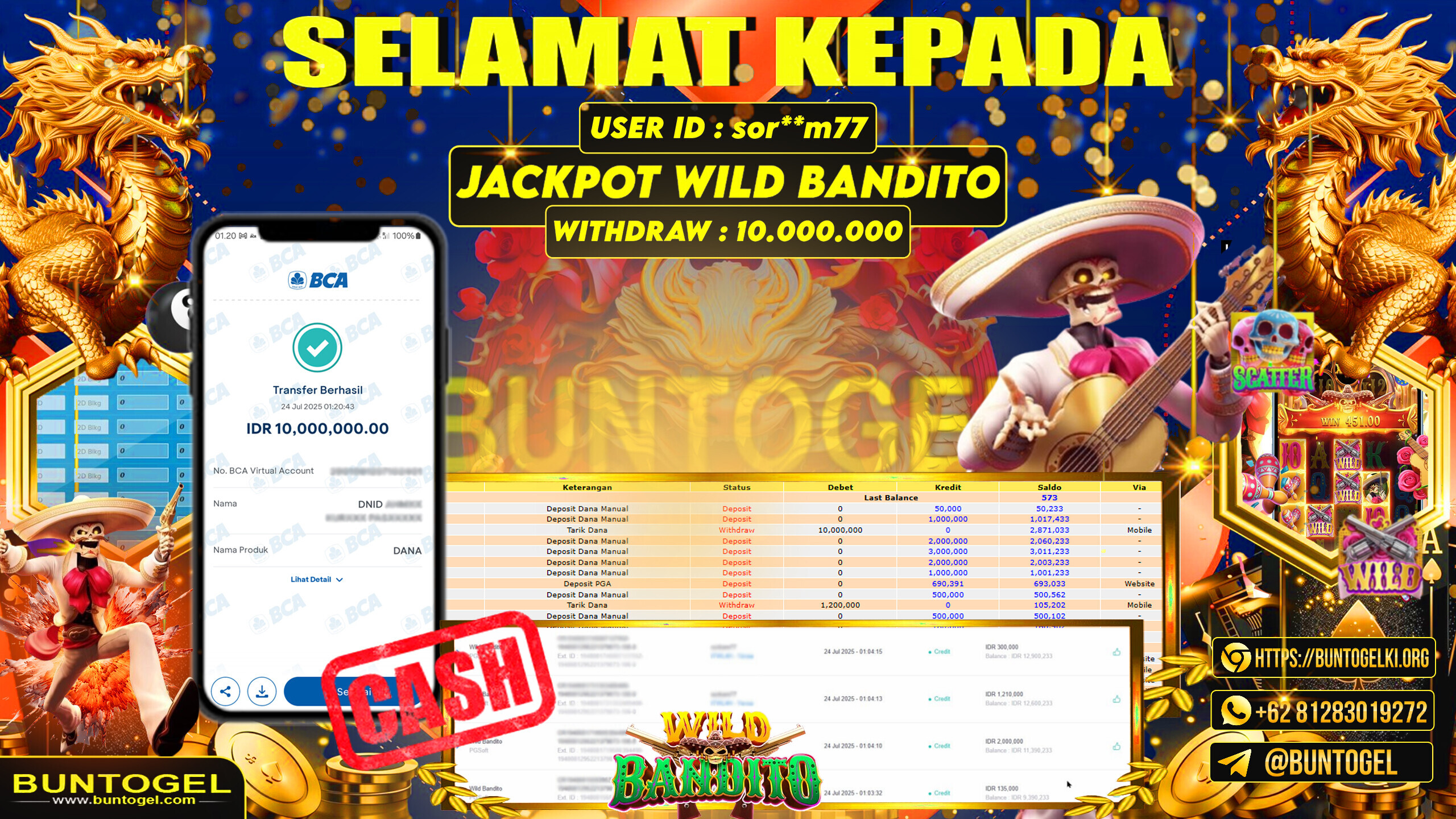 BUKTI BAYAR BUNTOGEL