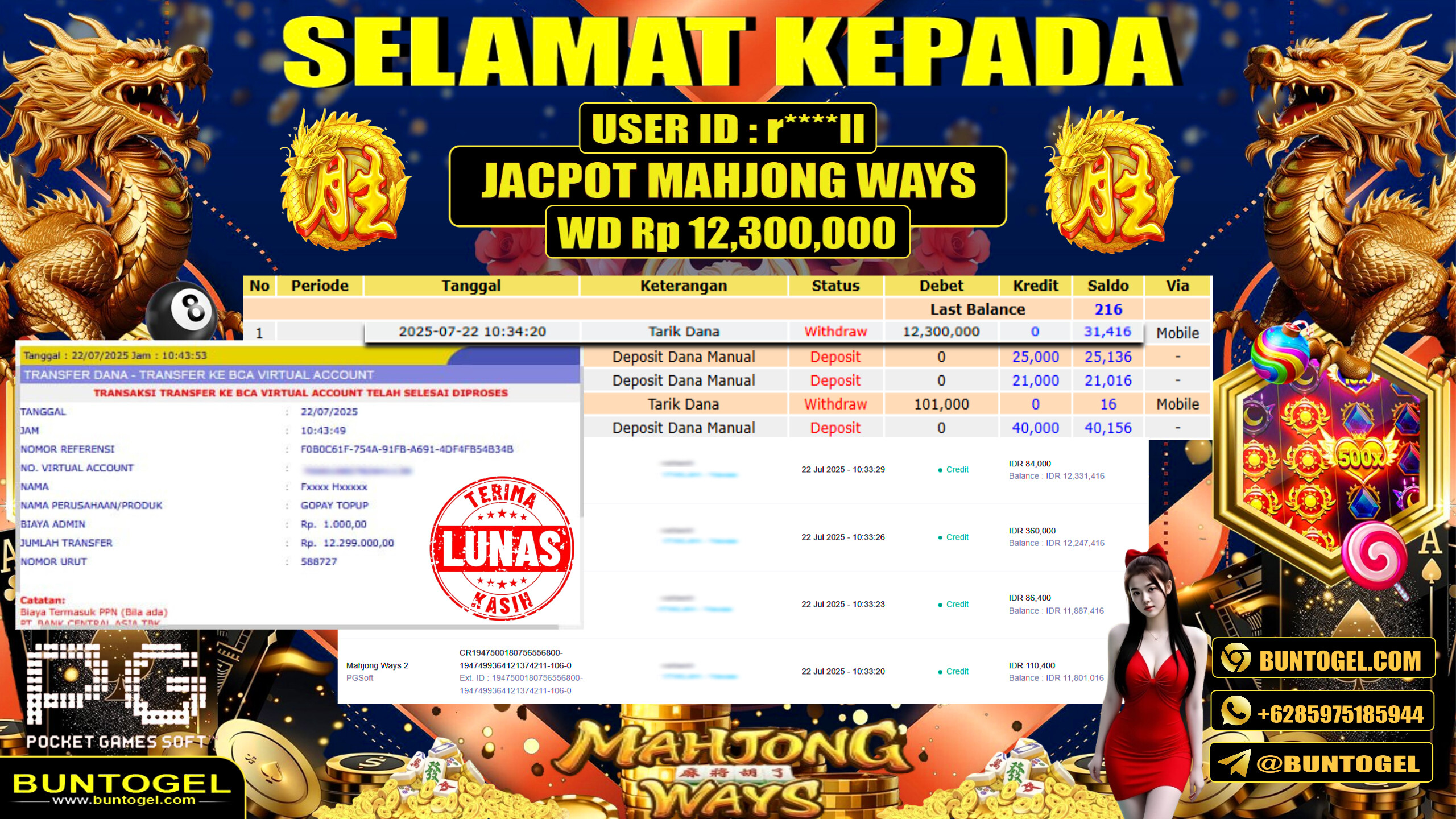 BUKTI BAYAR BUNTOGEL
