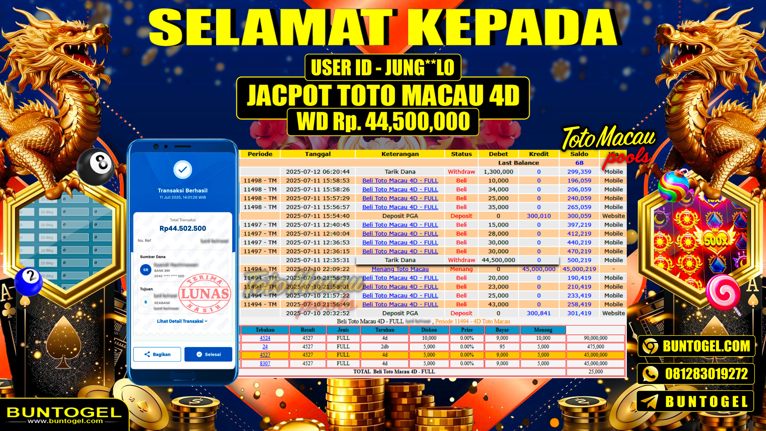 BUKTI BAYAR BUNTOGEL