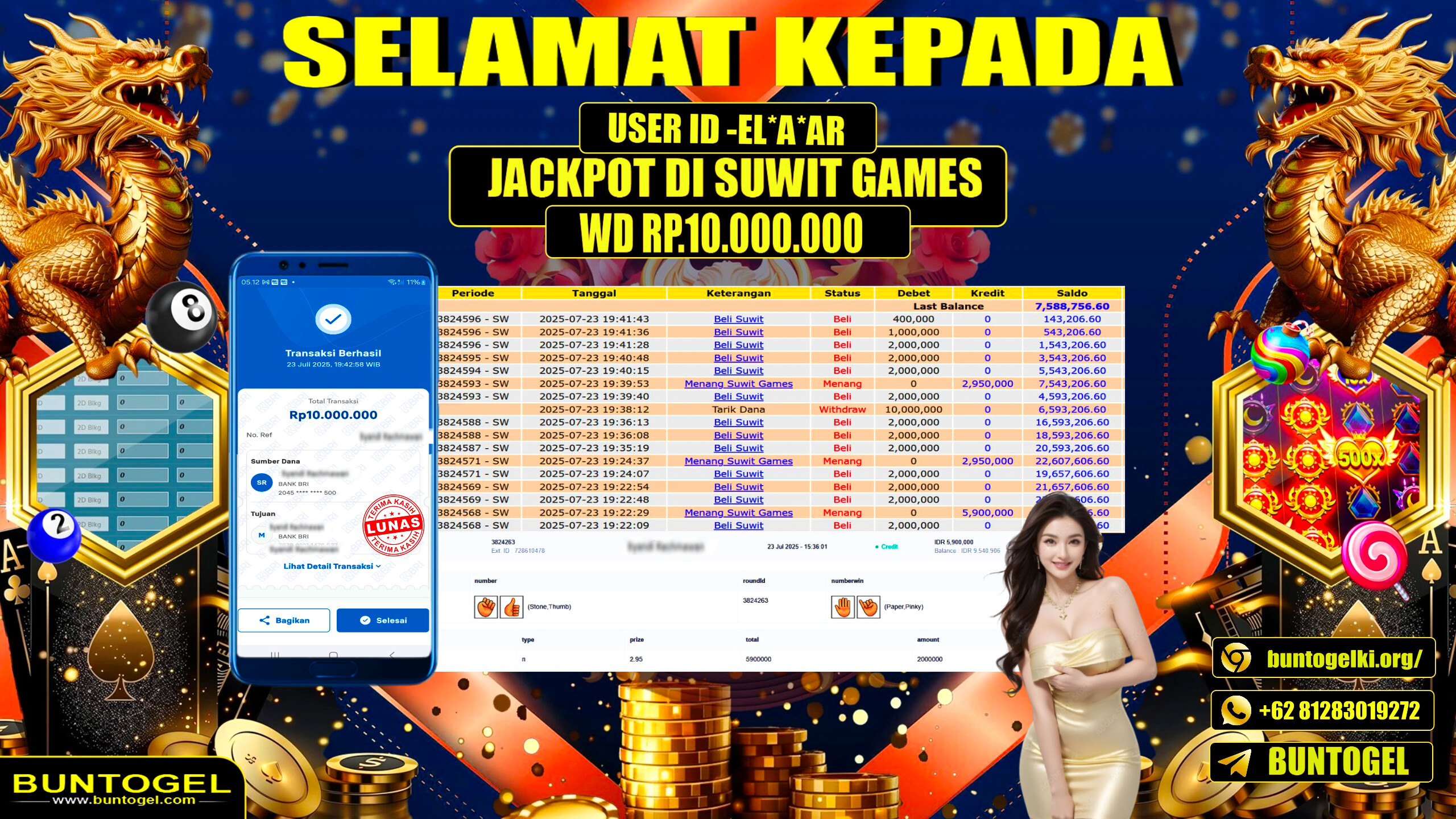 BUKTI BAYAR BUNTOGEL