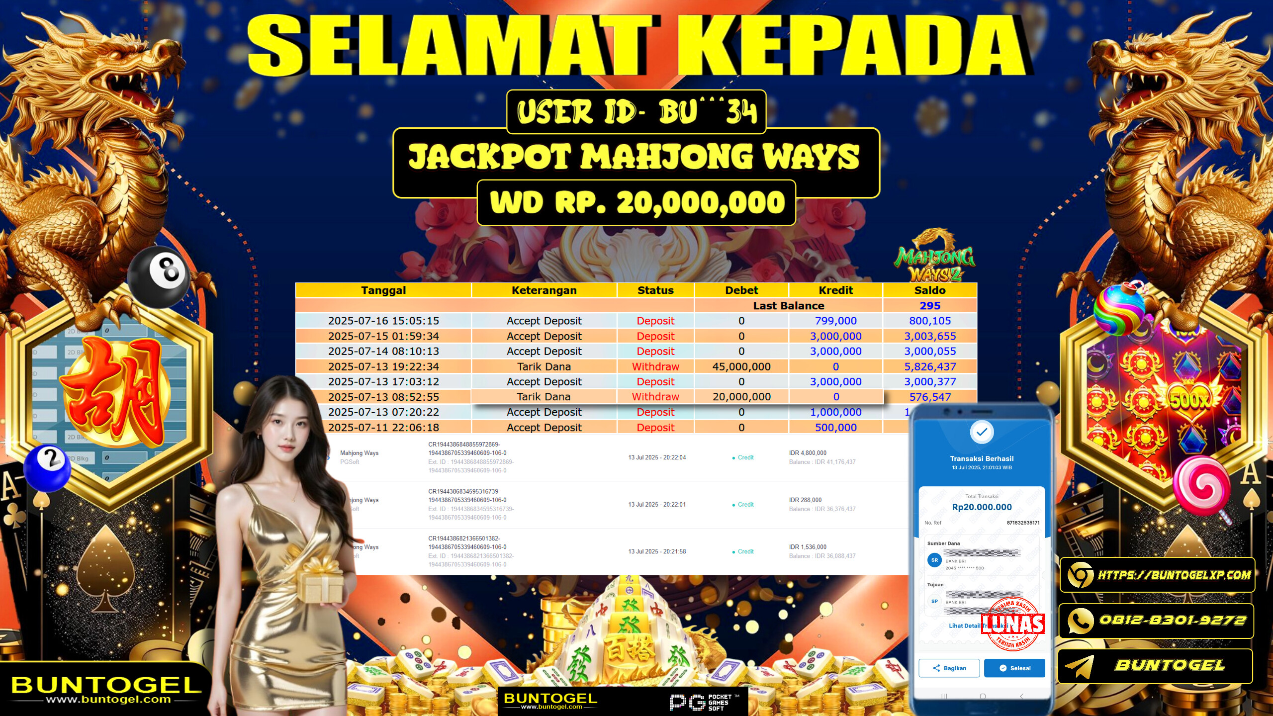 BUKTI BAYAR BUNTOGEL