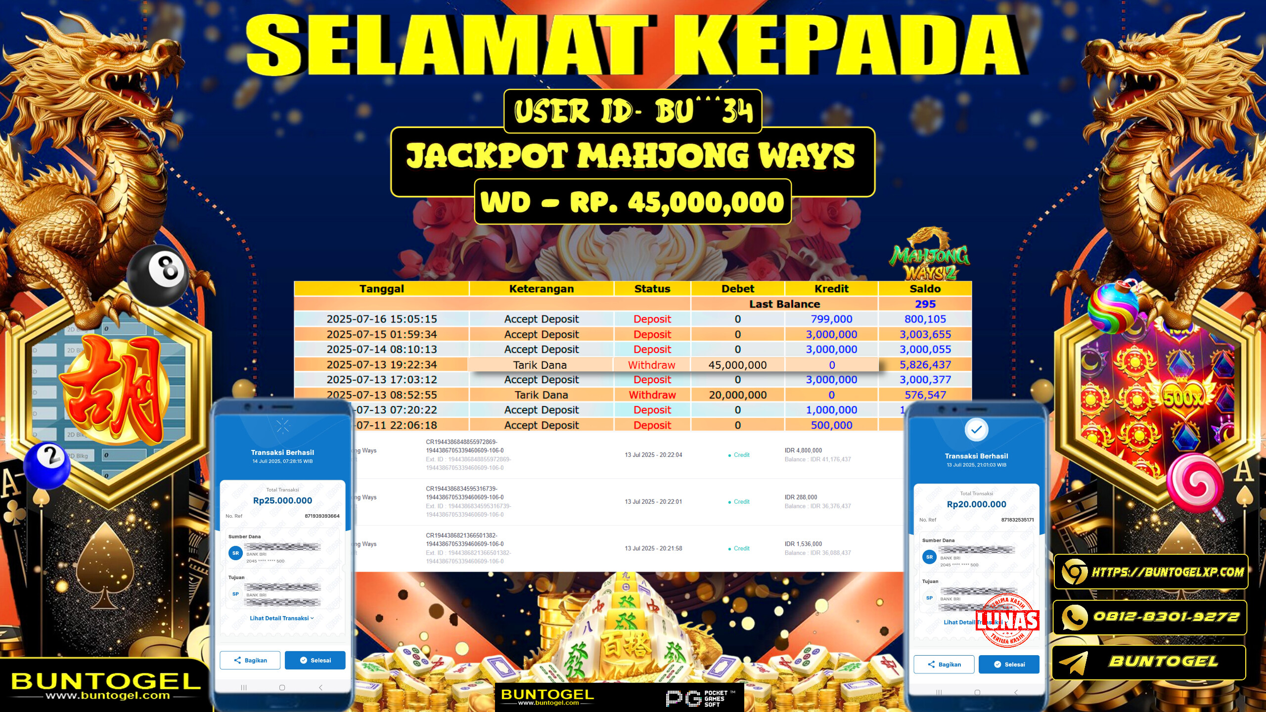 BUKTI BAYAR BUNTOGEL