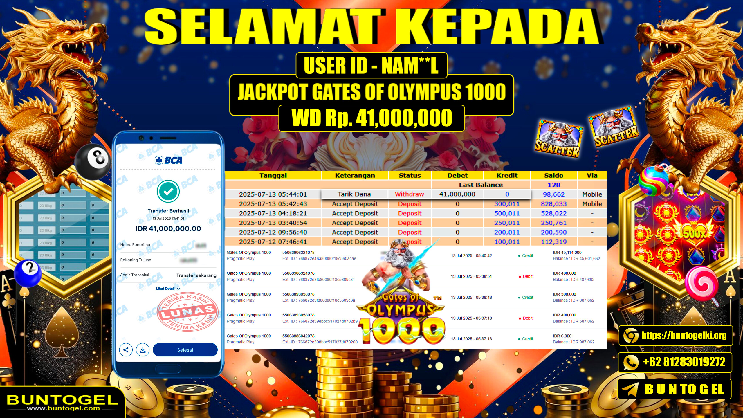 BUKTI BAYAR BUNTOGEL