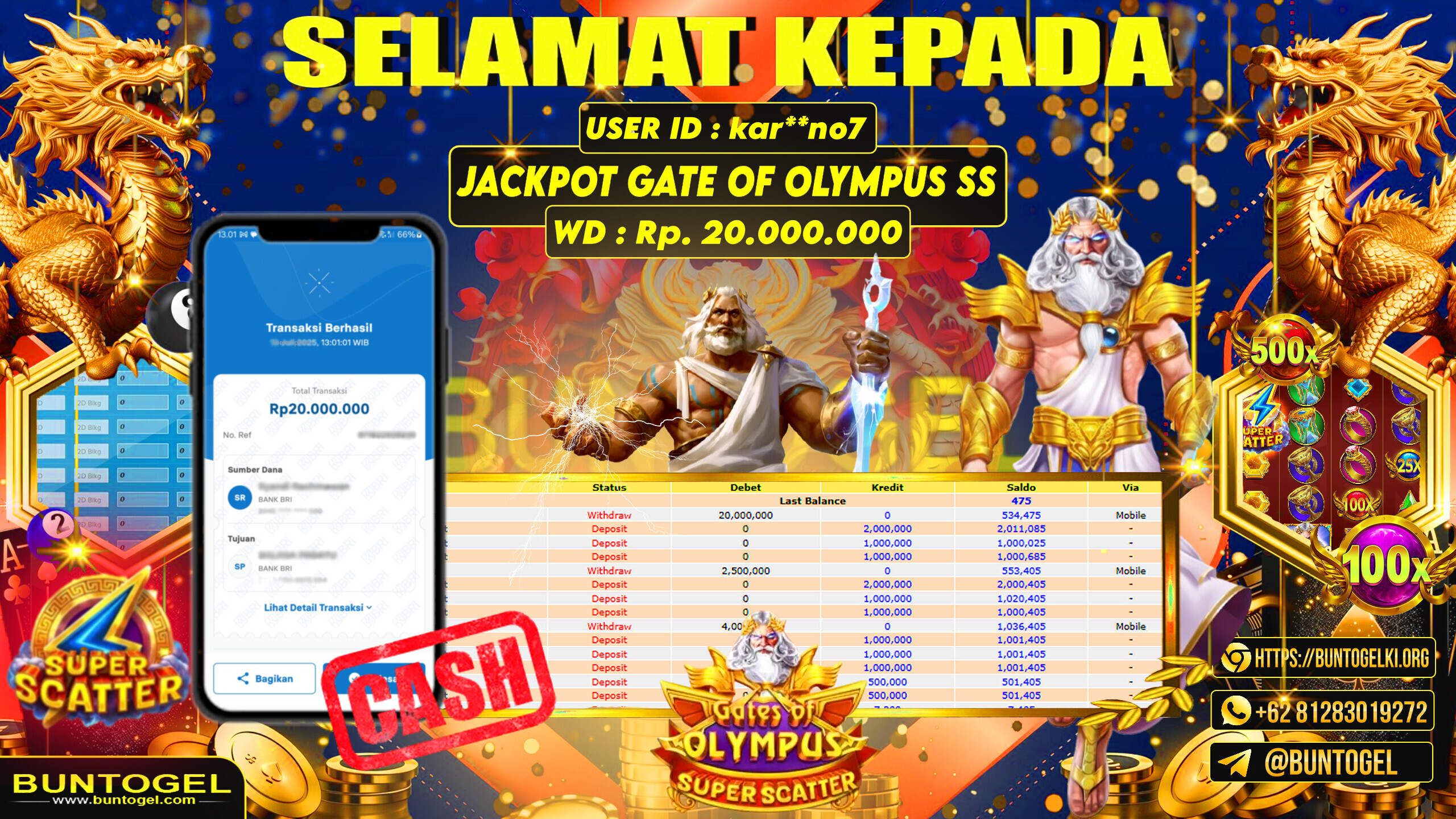 BUKTI BAYAR BUNTOGEL