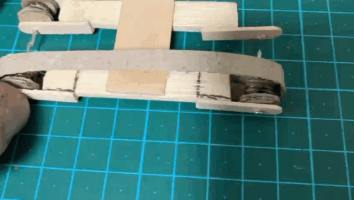 Cardboard Caterpillar Track Test (Inner Tread)