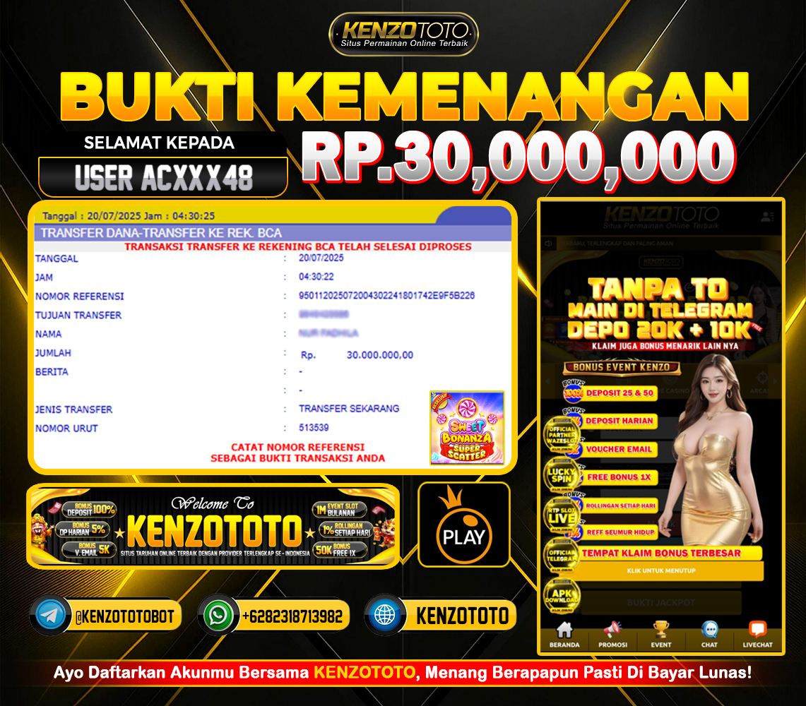 Main di Sweet Bonanza, langsung pecah scatter dan perkalian tinggi! Total cuan disikat Rp30.000.000 dalam 1 sesi hoki!