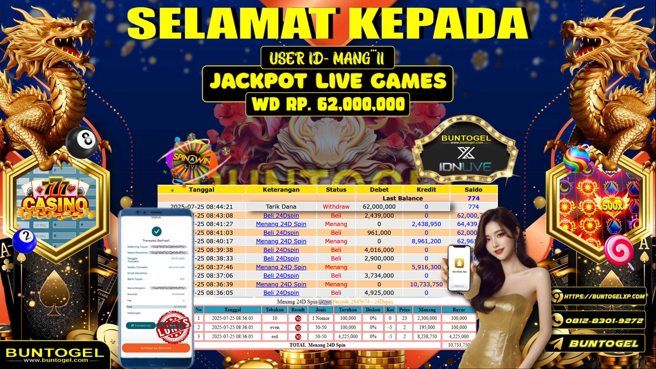 BUKTI BAYAR BUNTOGEL