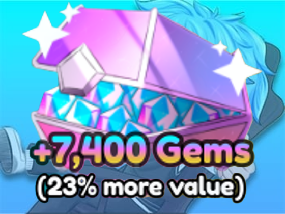 +7,400 Gems ( All Star Tower Defense X )