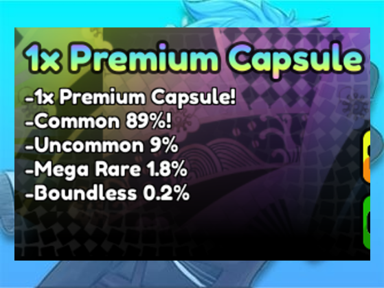 x1 Premium Capsule ( All Star Tower Defense X )