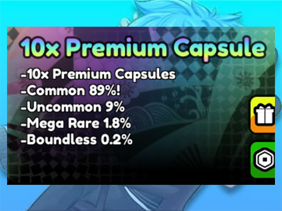 x10 Premium Capsule ( All Star Tower Defense X )