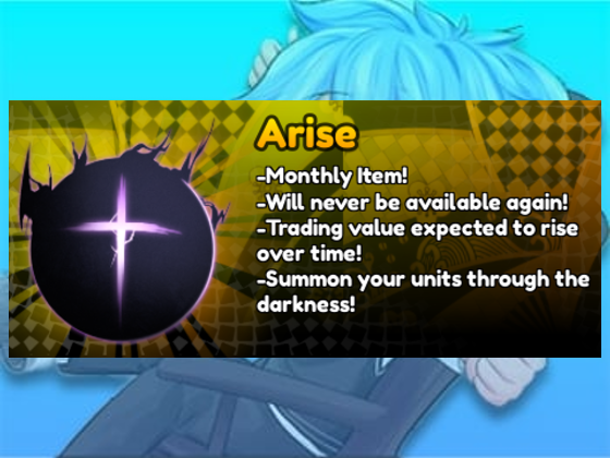 Arise ( All Star Tower Defense X )