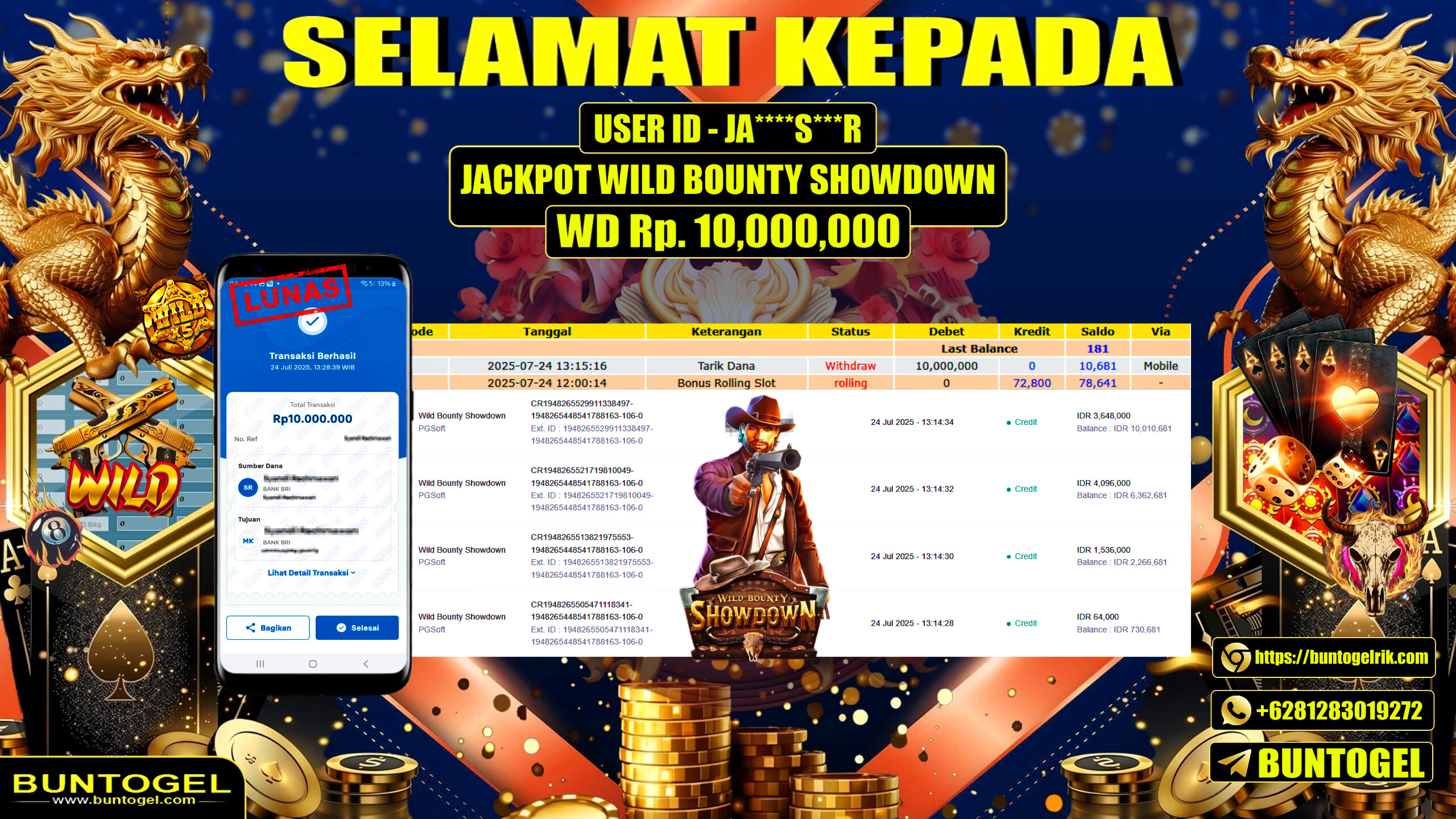 BUKTI BAYAR BUNTOGEL