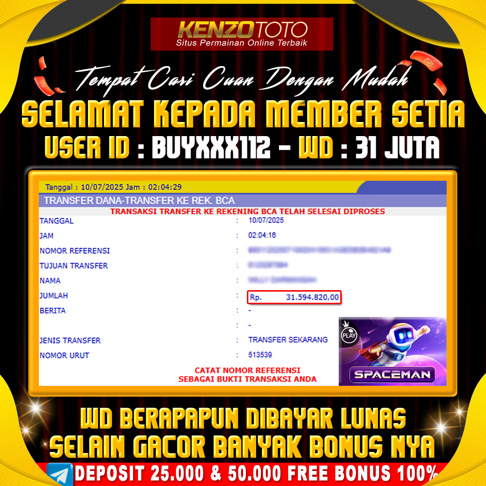 🚀**SPACEMAN TERBANGKAN CUAN RP 31.594.820!**🚀