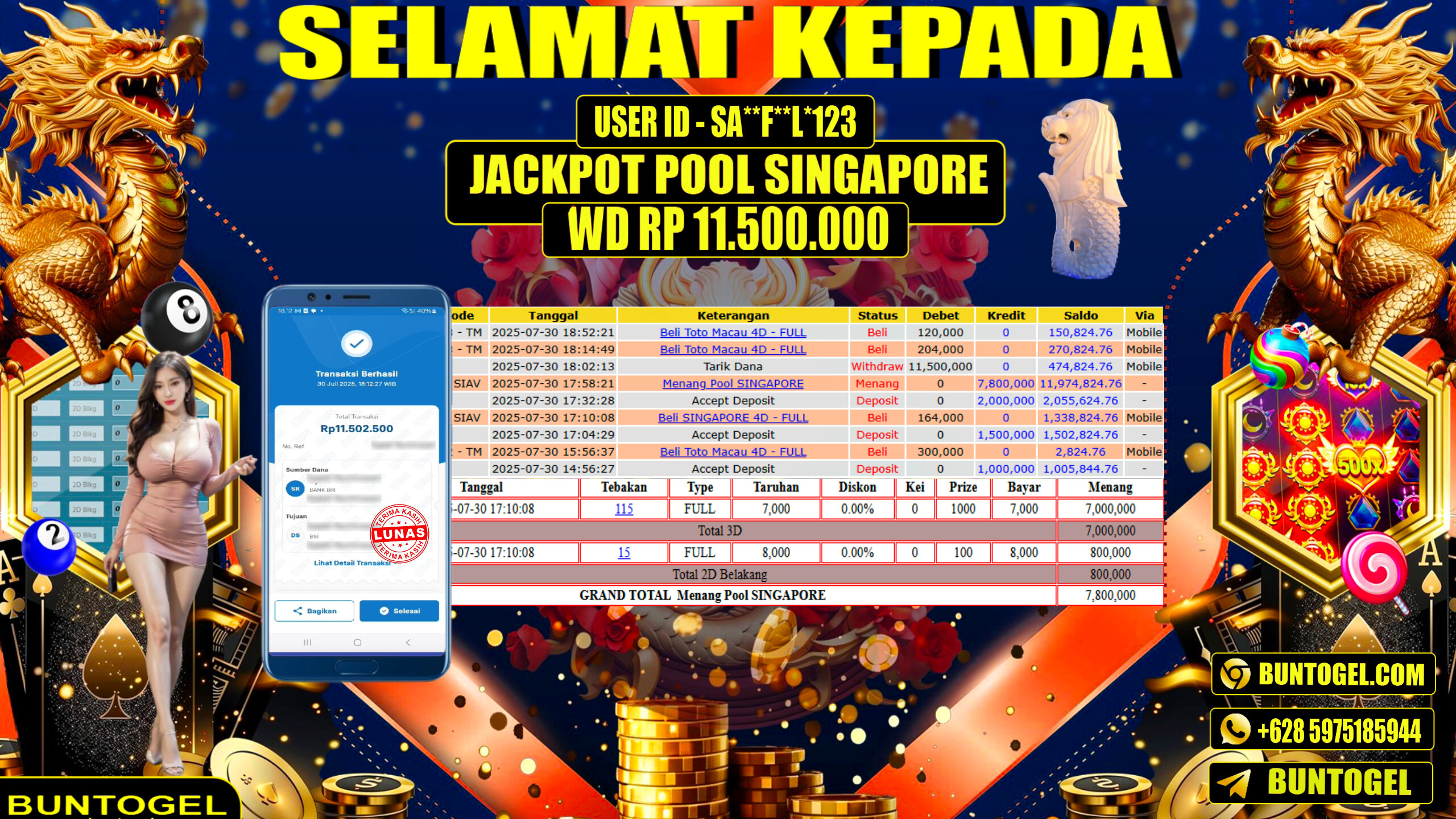 BUKTI BAYAR BUNTOGEL