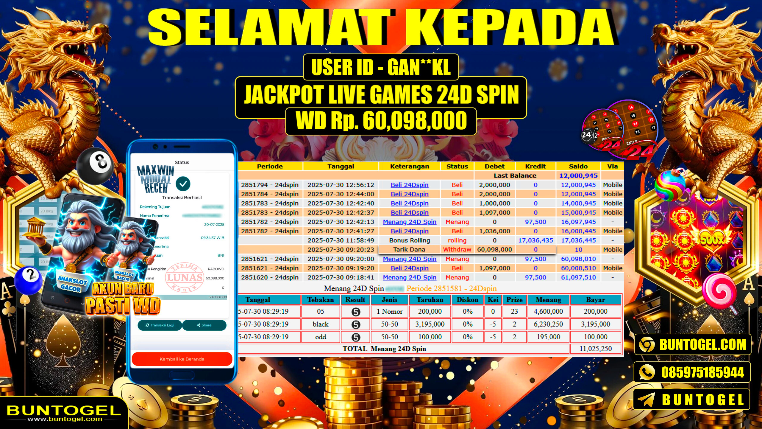 BUKTI BAYAR BUNTOGEL