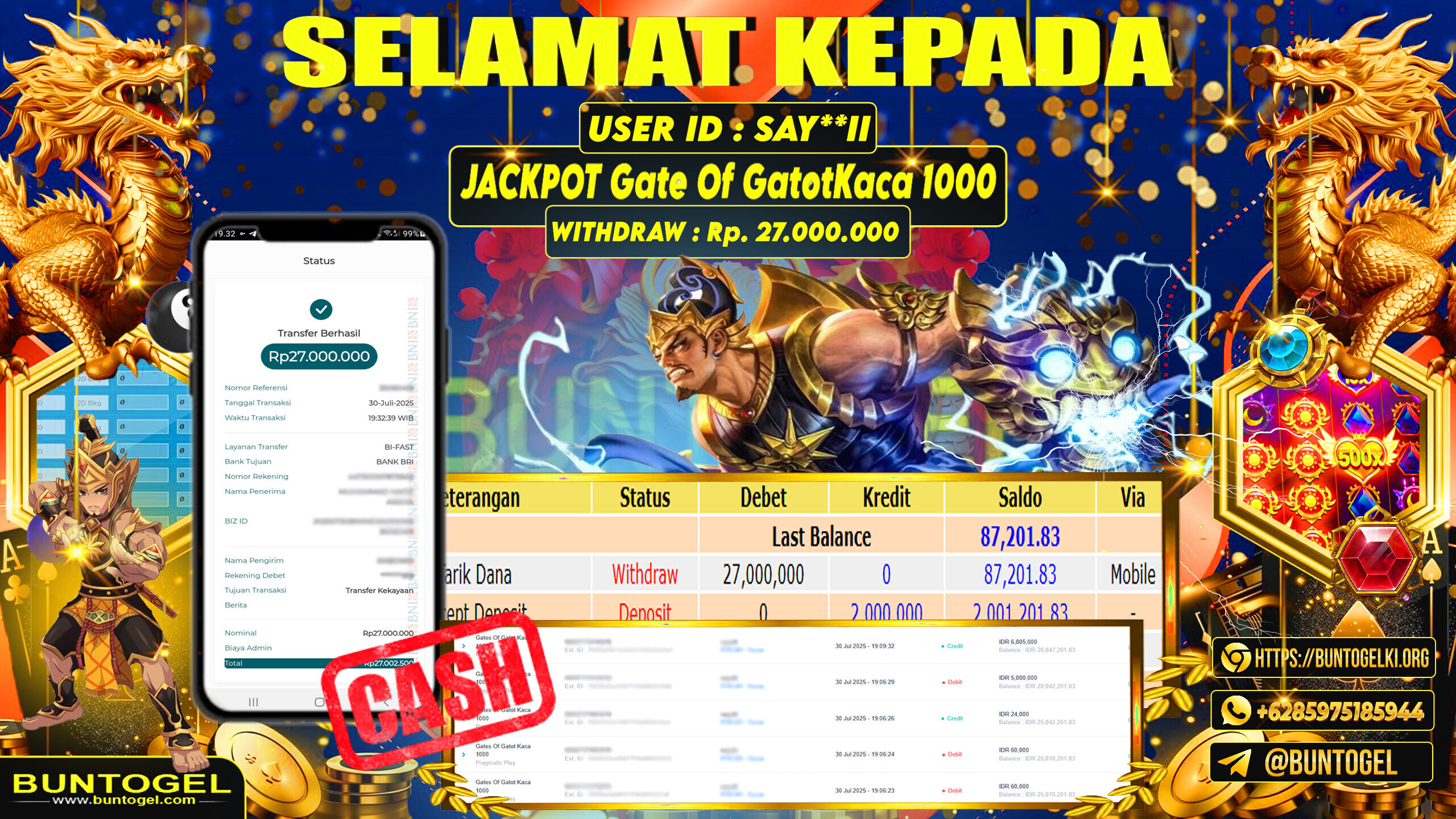 BUKTI BAYAR BUNTOGEL