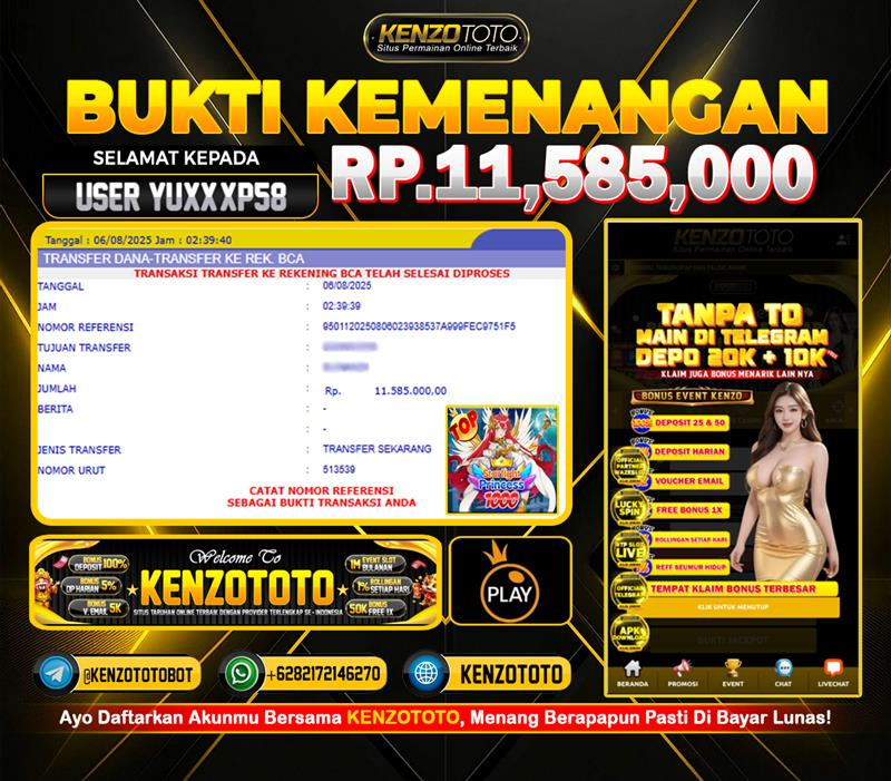 💥 Bukti Kemenangan Sah!