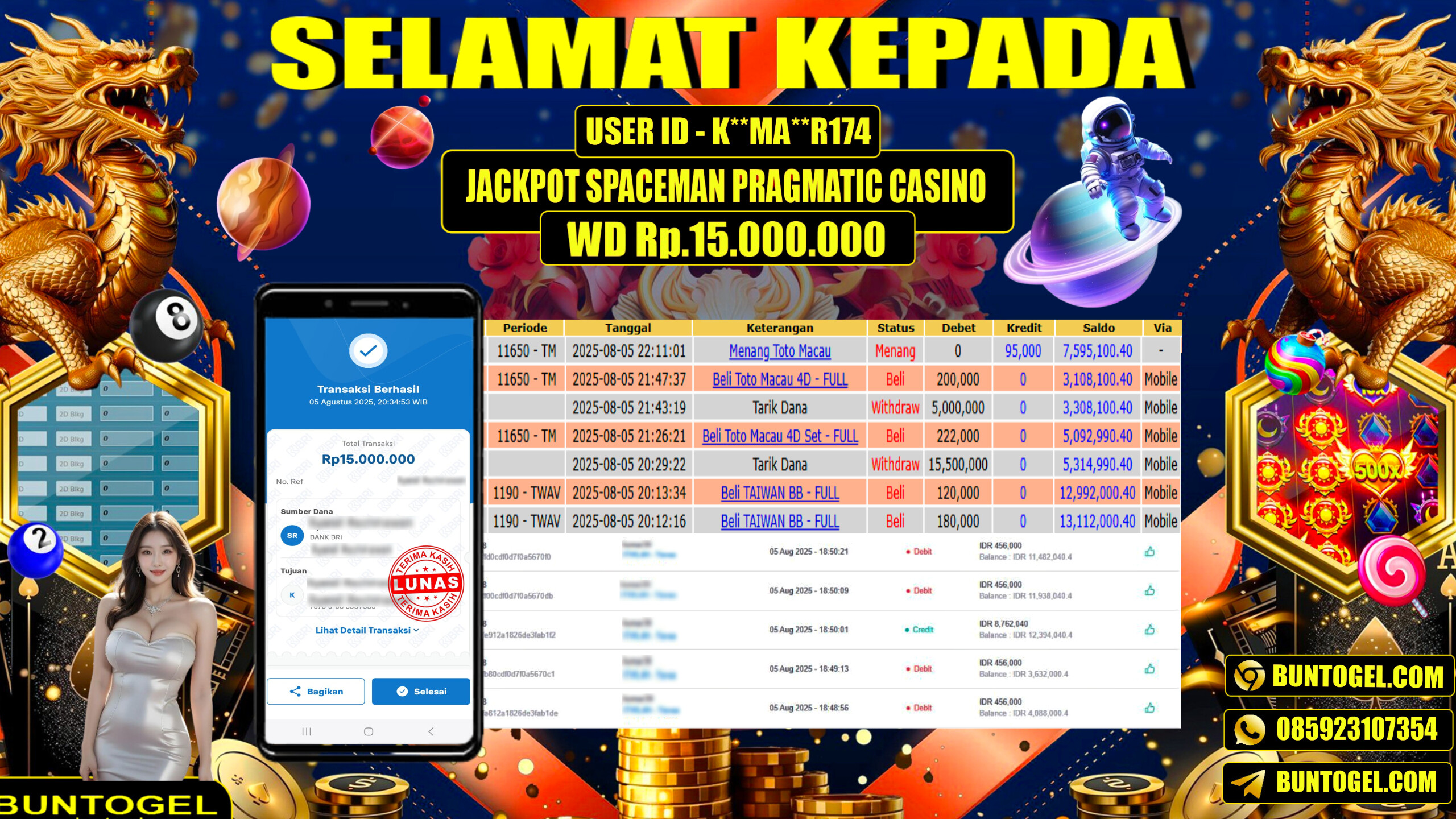 BUKTI BAYAR BUNTOGEL