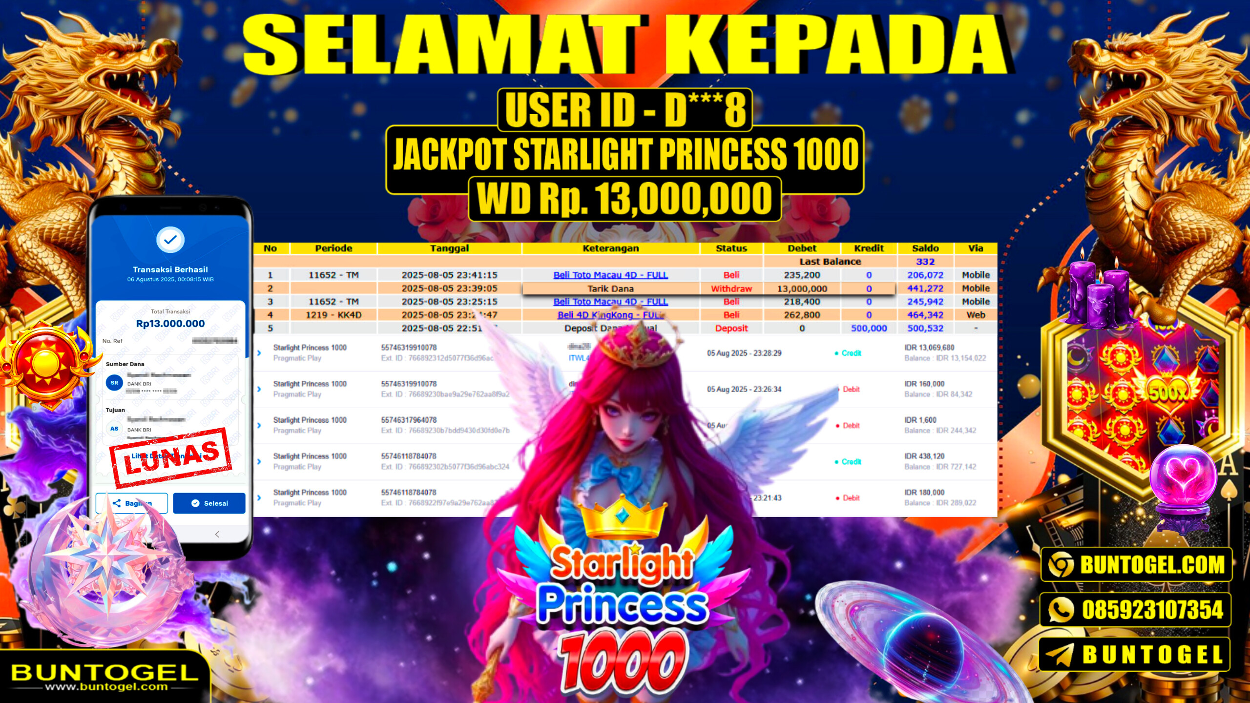 BUKTI BAYAR BUNTOGEL