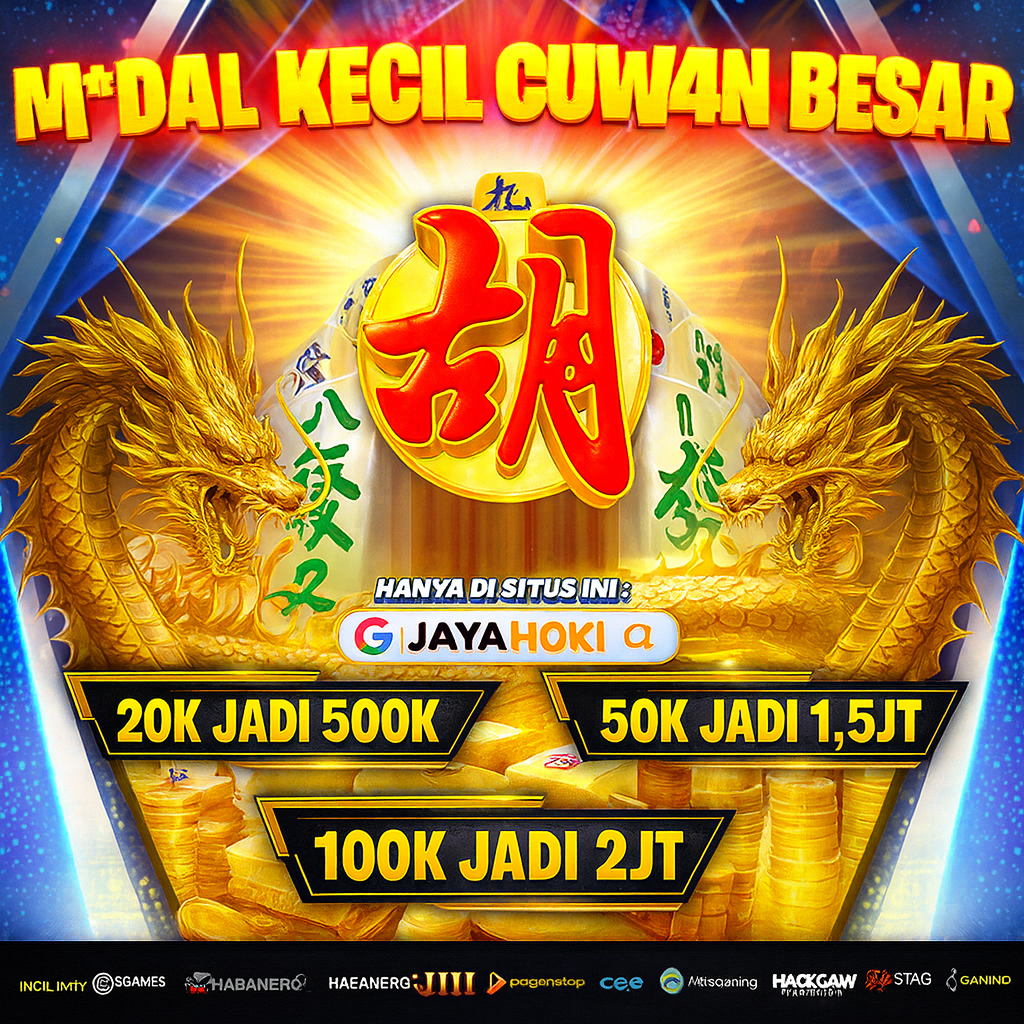 JAYAHOKI ! Plaftorm Slot Online Tergacor & Terpercaya di Asia Hari Ini