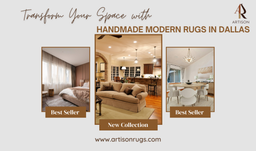 Need some new decor in your home? We supply handmade modern rugs Dallas at Artison rugs where you can buy rugs online. All works combine classic craftsmanship and modern designs, whether it is used in the living room, bedroom or the office environment. Get quality on the high side, rich designs, and last more quality- tough materials will all be delivered to you at the front door. Shop now and treat your place to the trendy look it requires!

Visit Us:www.artisonrugs.com