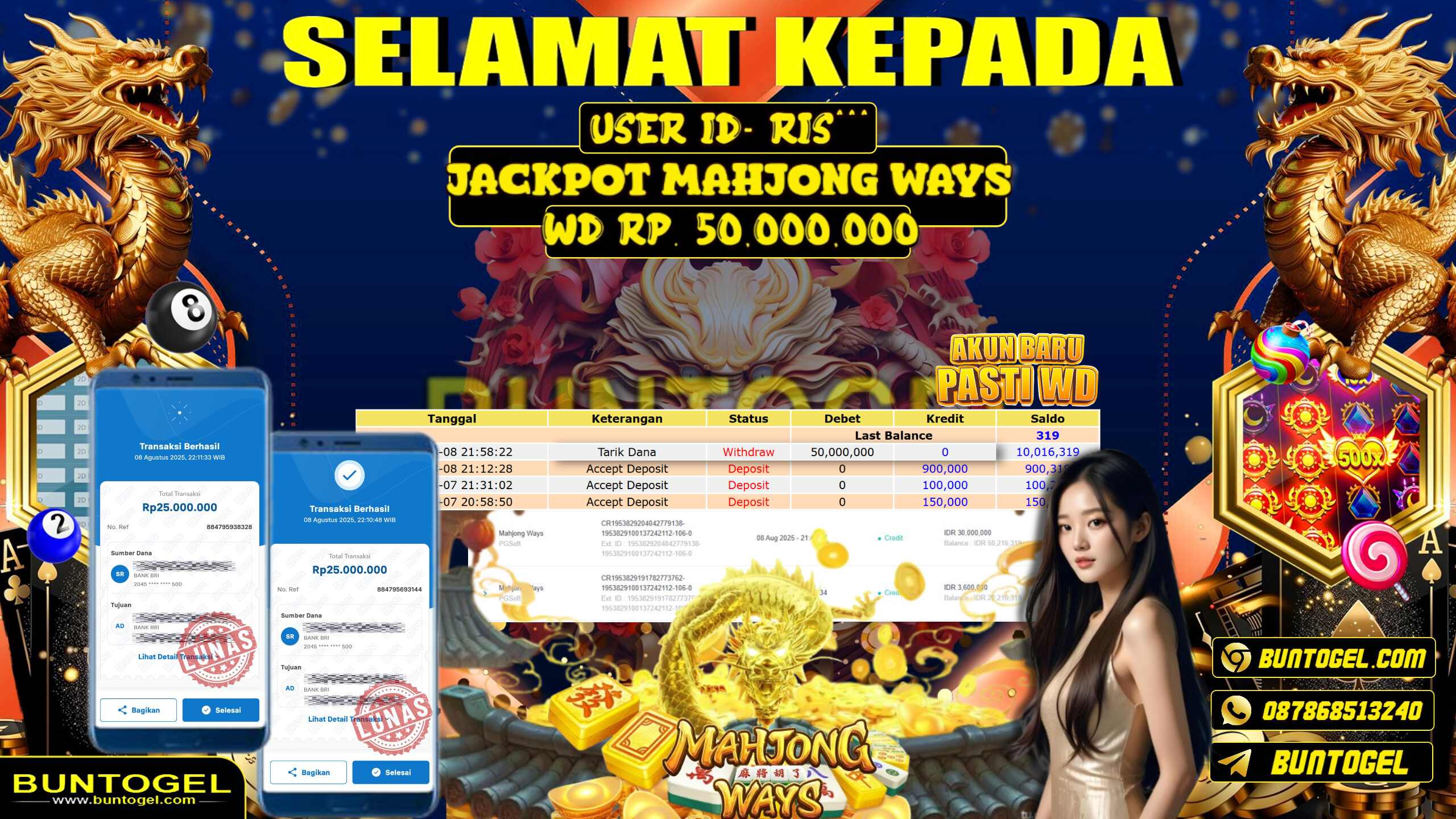BUKTI BAYAR BUNTOGEL