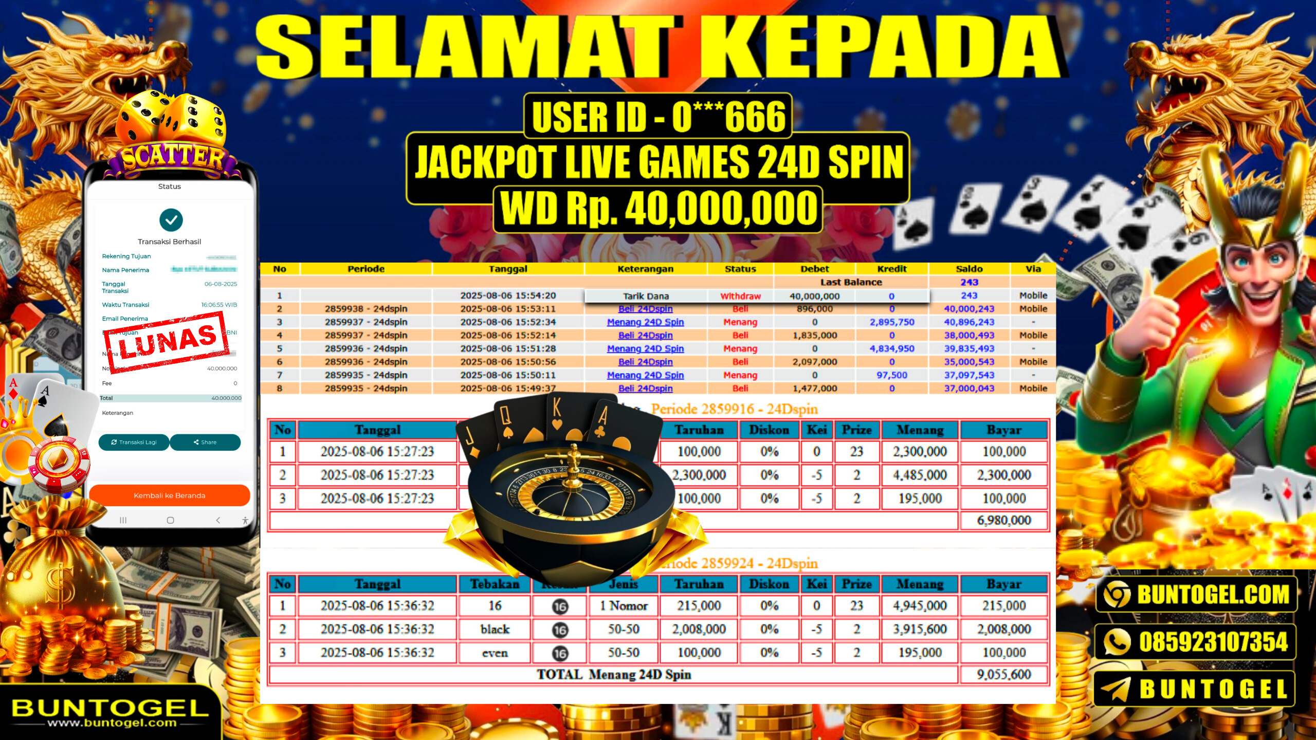 BUKTI BAYAR BUNTOGEL