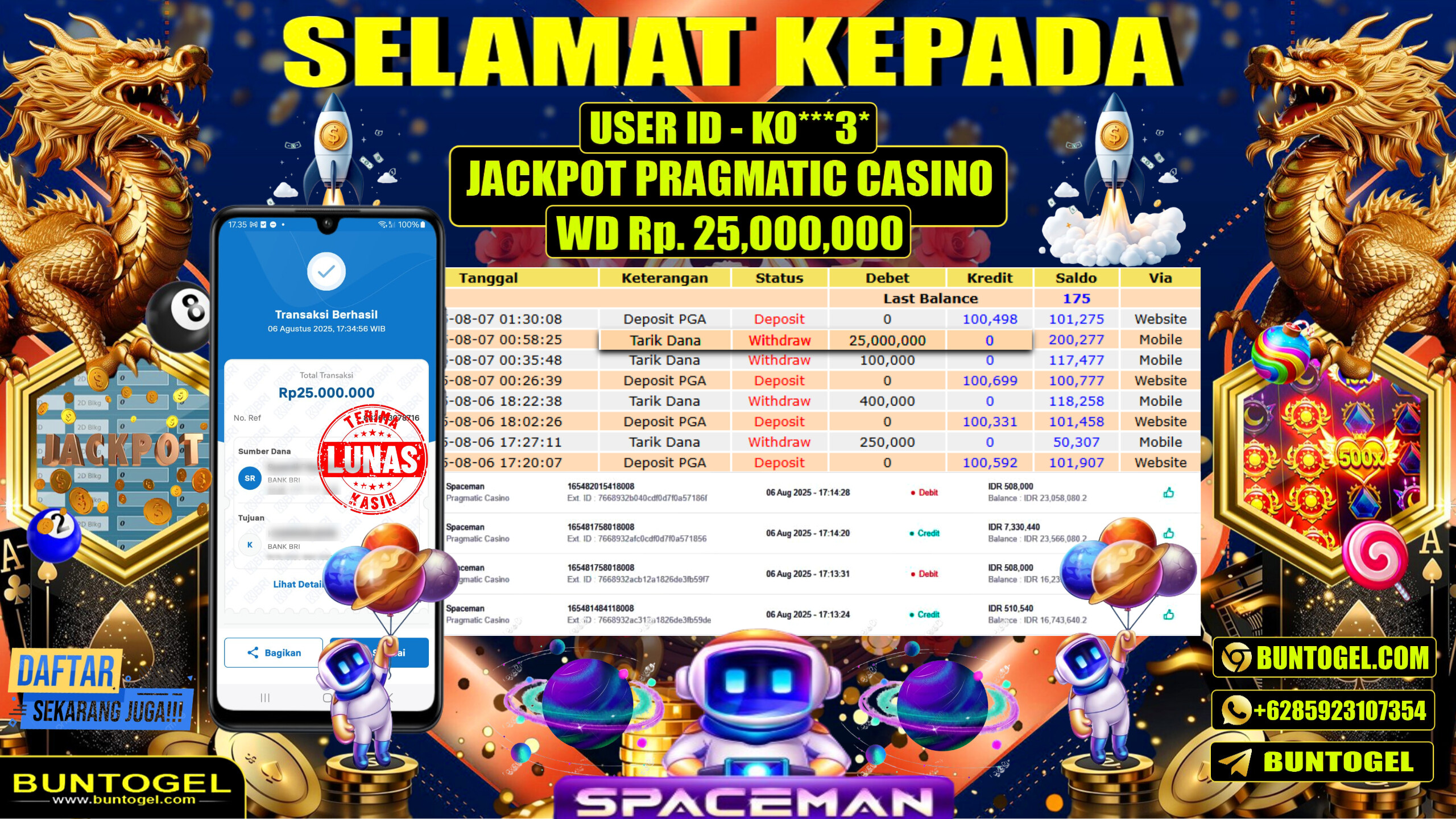 BUKTI BAYAR BUNTOGEL